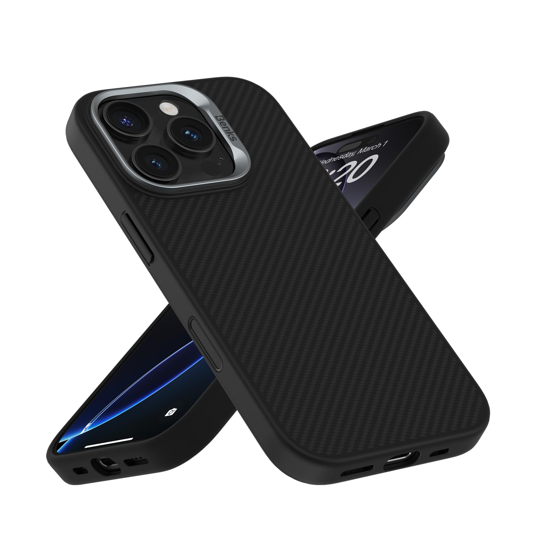 「BENKS」ArmorPro iPhone 16 Proケース MagSafe対応 耐衝撃 高耐久 軍事規格保護ケース 【カメラコントロールボタン付き】 いiphone16 Proケース対応 デュポン製ケブラー600Dアラミドファイバー製 スマ