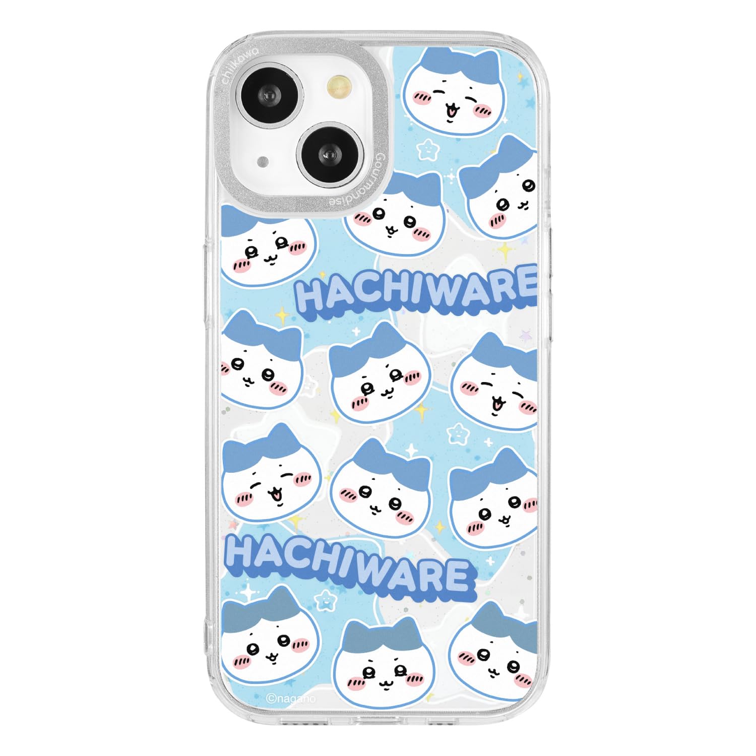 グルマンディーズ ちいかわ Camera Frame iPhone 15 / 14 / 13 相応う 入れもの ハチワレ CK-84B