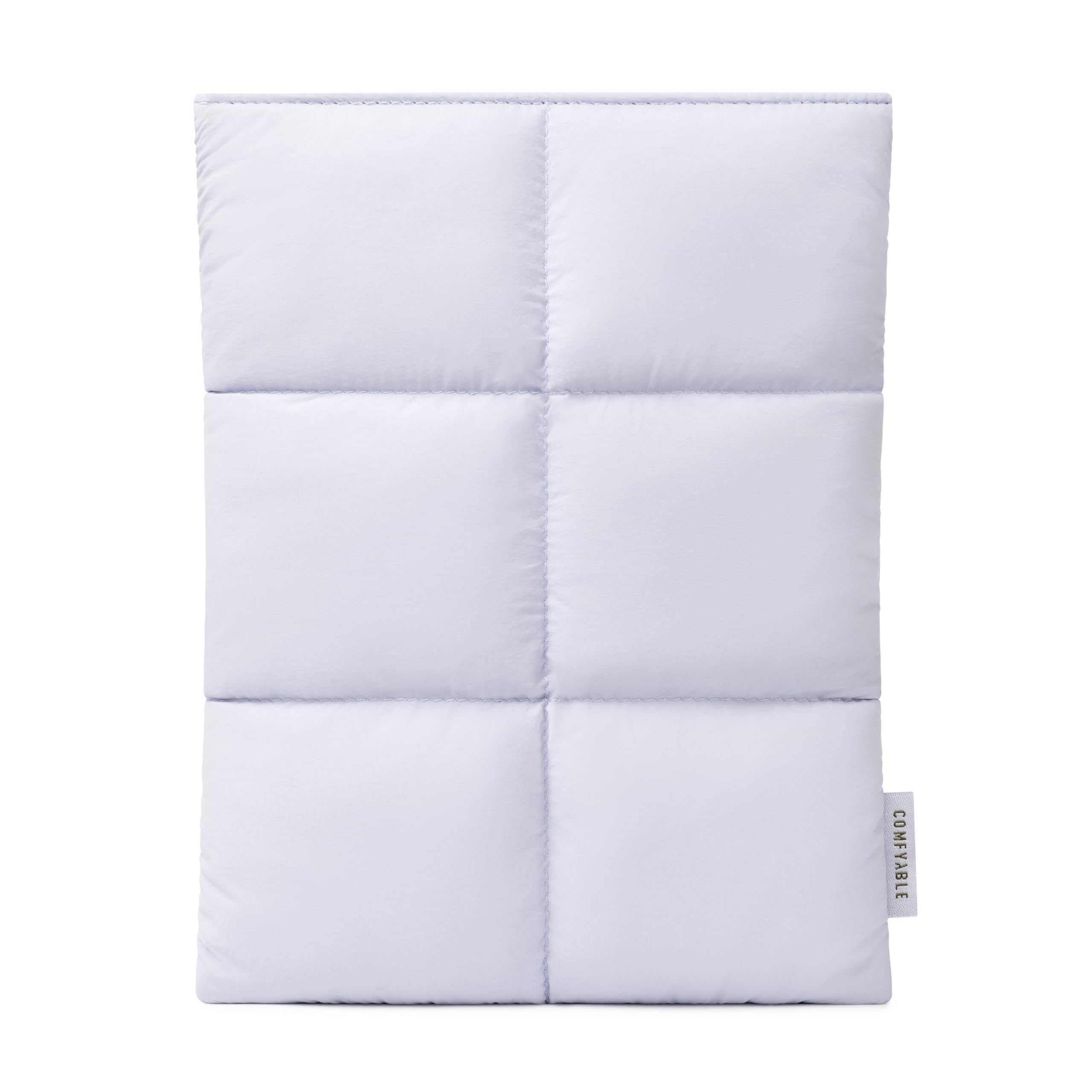 Comfyable Puffy タブレットスリーブ 7-8インチ iPad mini 7 2024 A17 Pro、Mini 6 2021 A15対応 キルティングパファータブレットキャリーケース レディース メンズ ラベンダー