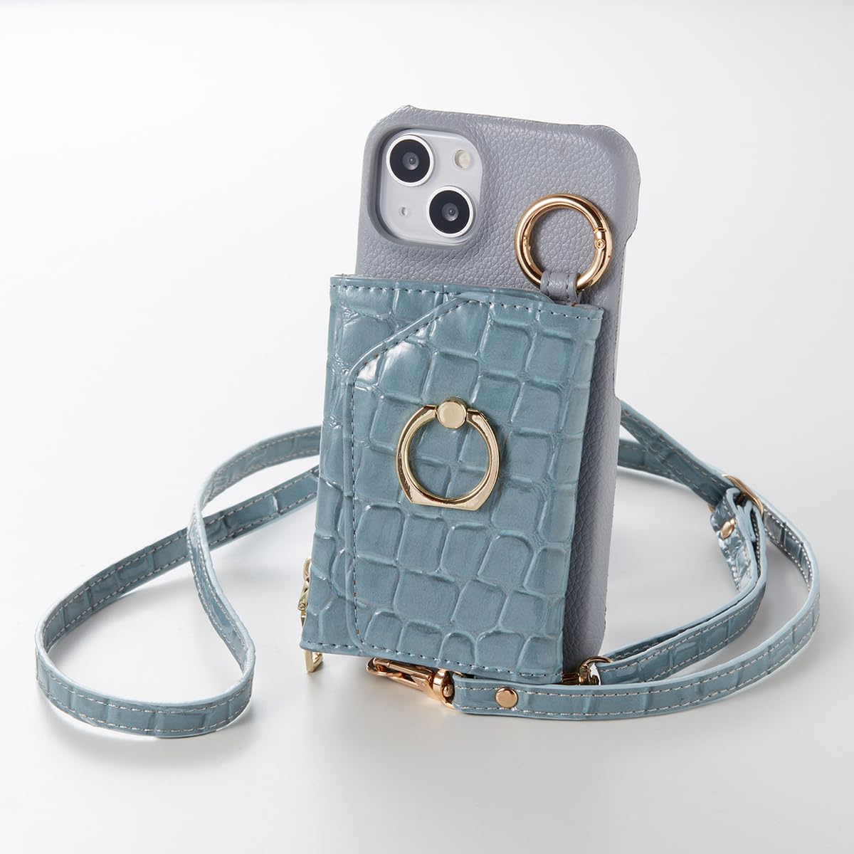 enHANCE スマホケース ショルダーストラップ付 iphone 17 ケース