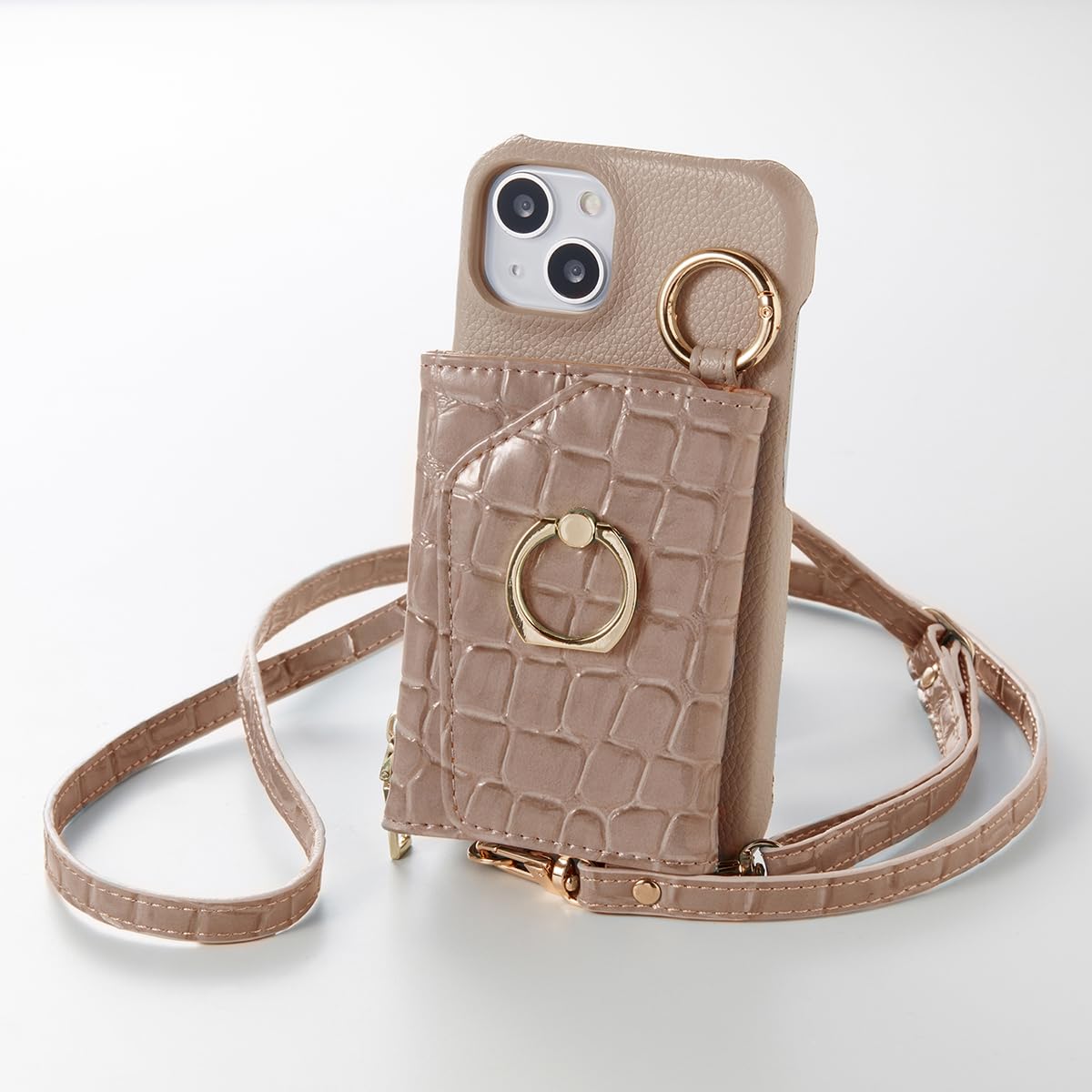 enHANCE スマホケース ストラップ付 iphone 17 容れもの