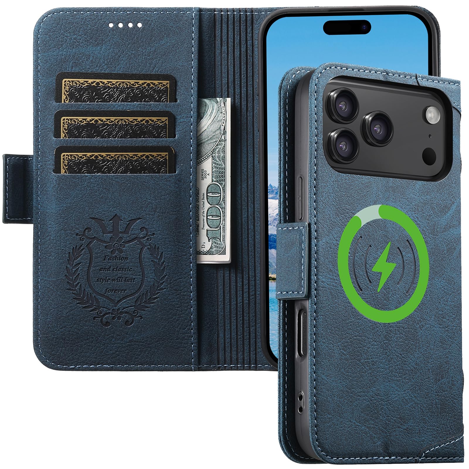 JCGOOD iPhone17 Pro 容れもの 万覚え帳型 MagSafe相応う いphone17 Pro 容れもの マグセーフ 歌留多納める アイホン17 労働者階級 用 容れもの 無線電話申し受ける 相応う アイフォン17 労働者階級 取りまかなう 万覚え帳 照明ランプ役立つこと 金入れ型 鉄道車両
