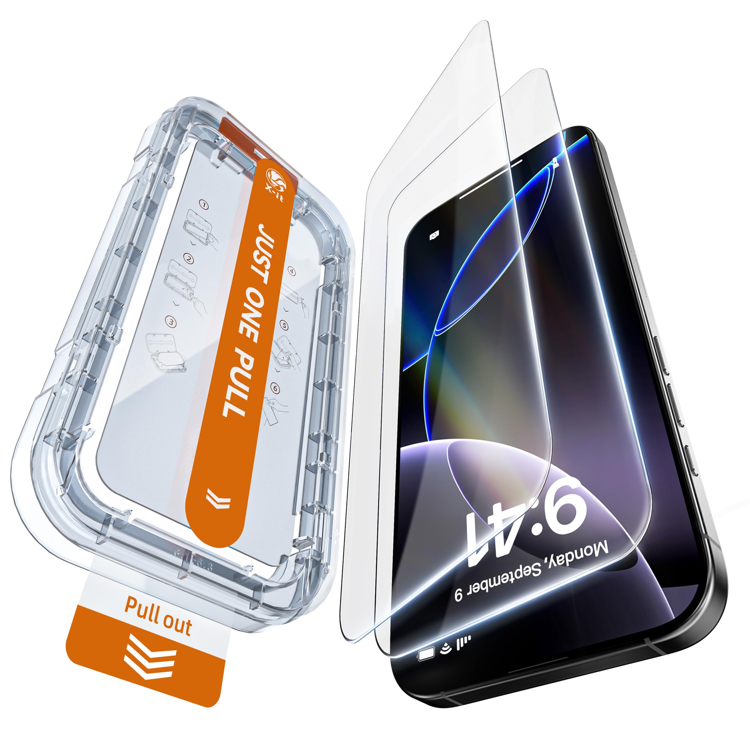 iPhone 17 Pro 用 ガラスフィルム 2枚セット iPhone 17 Pro用 保護フィルム 全面保護 AR反射防止コーティング 耐衝撃 貼り付け簡単 アイフォン17 Pro スマホフィルム 高透過率 いphone17 Pro フィルム 強
