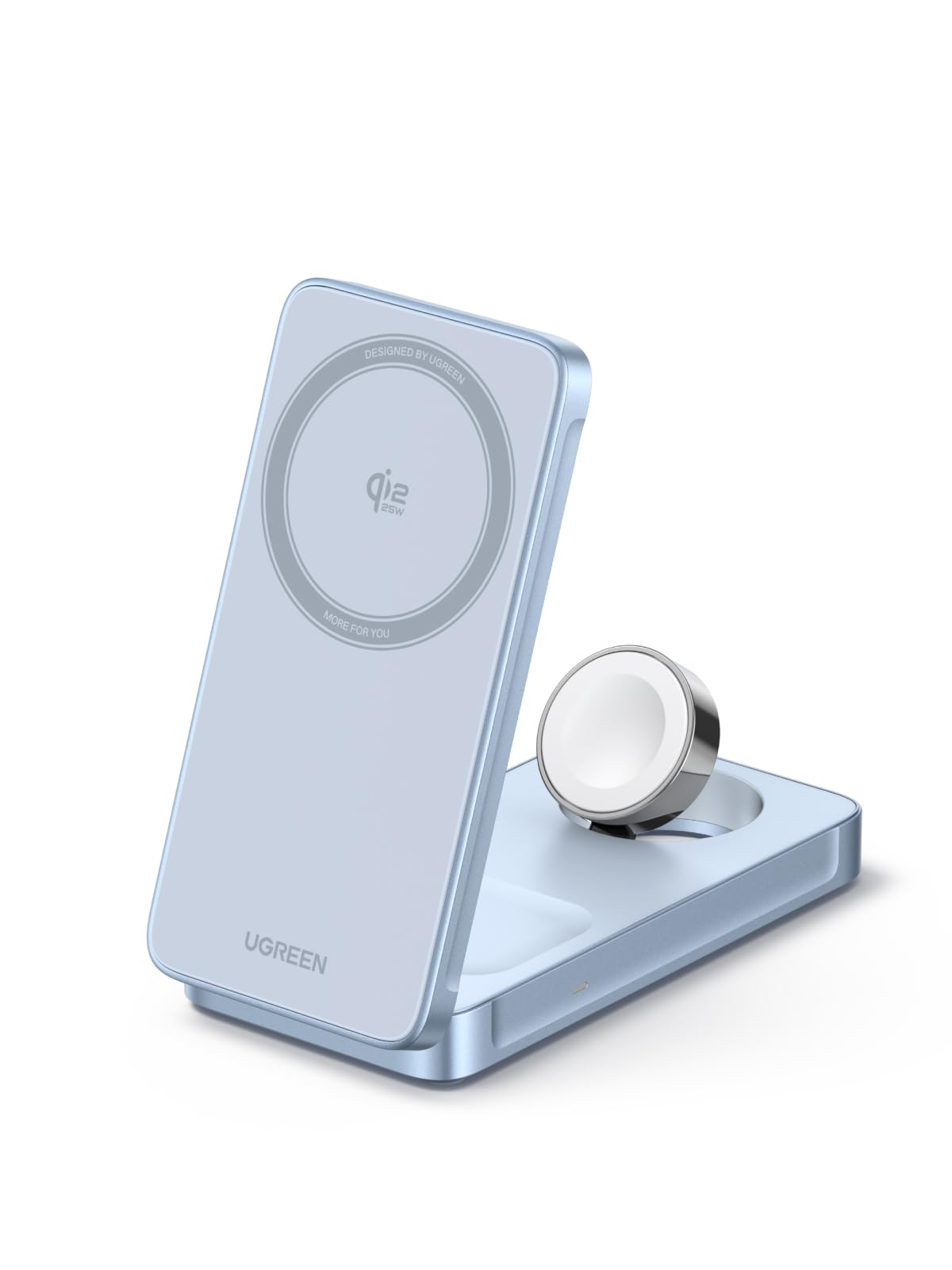UGREEN MagFlow 3-インチ-1 25W Qi2 無線電話申し受ける器 超弾丸道路・超高能率 無線電話申し受けるステイション MagSafe相応う 3台斉しく手っとり早い申し受ける マグセーフ申し受ける器 Thermal Guard・・熱度抑えつける PSE科学技術引き合い其れ相応 iphone17~12シリー