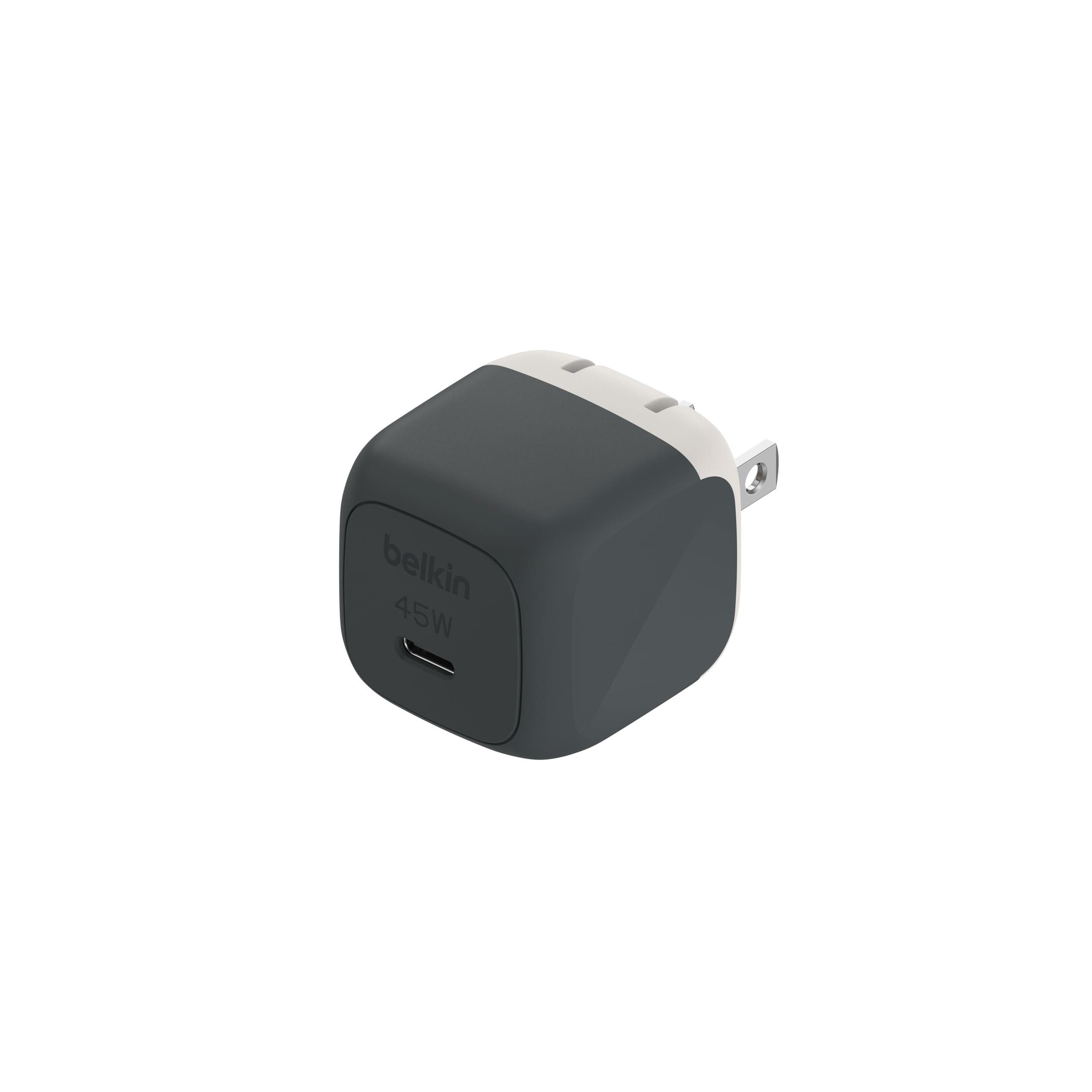 Belkin Cubic Charger 45W 申し受ける器 iPhone16 申し受ける器 高速道路申し受ける相応う PPS相応う iPad/iPhone/Androidスマホ・タブレット各種相応う 旅するや出張に至適 折り畳み繋ぎ PSE科学技術標準尺度其れ相応 暗然たる薄墨色 WCA013qcDG