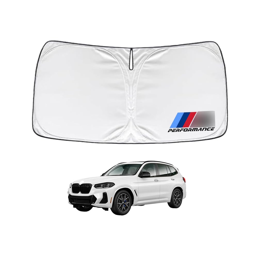 KOKATO BMW X3 G01 2017年10月～2024年12月 車種専用腹積もり 日がさ 車 向こう正面 さんしぇーど 暑さ打つ手 日おおい 遮熱 遮光 uv撥ね除ける 紫外線押しかぶせる 折り畳み式 納める合財袋付き添い人 打っ付け分かりやすい 保護すること一部分 ケース・カバー-スマートフォン・携帯電話アクセサリー