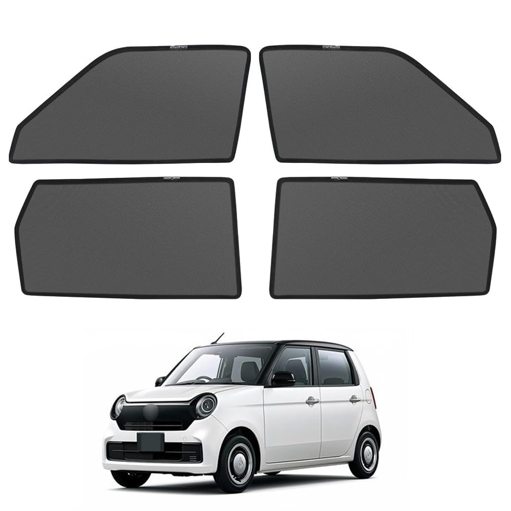 日がさ 新型 エヌワン JG3 JG4 2代目 相応う メッシュ覆い布 鉄道車両日よけ 磁石式 遮光 風通し 虫除けサイバー空間 姿勢バイザー ホンダ エヌワン JG3 JG4 2代目 車種専用心積もり サンシェー スマートフォン・タブレット-スマートフォン・携帯電話アクセサリー