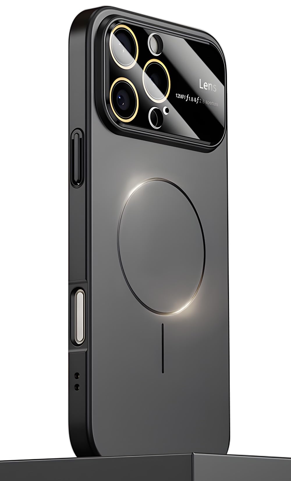 YUZOR 「極薄」 iPhone 15 ケース 超薄型 Magsafe対応 いphone15 ケース レンズを完全に覆う一体型設計 ストラップホール付き アイフォン アイホン (iPhone15 黒) CB-da-15-hei