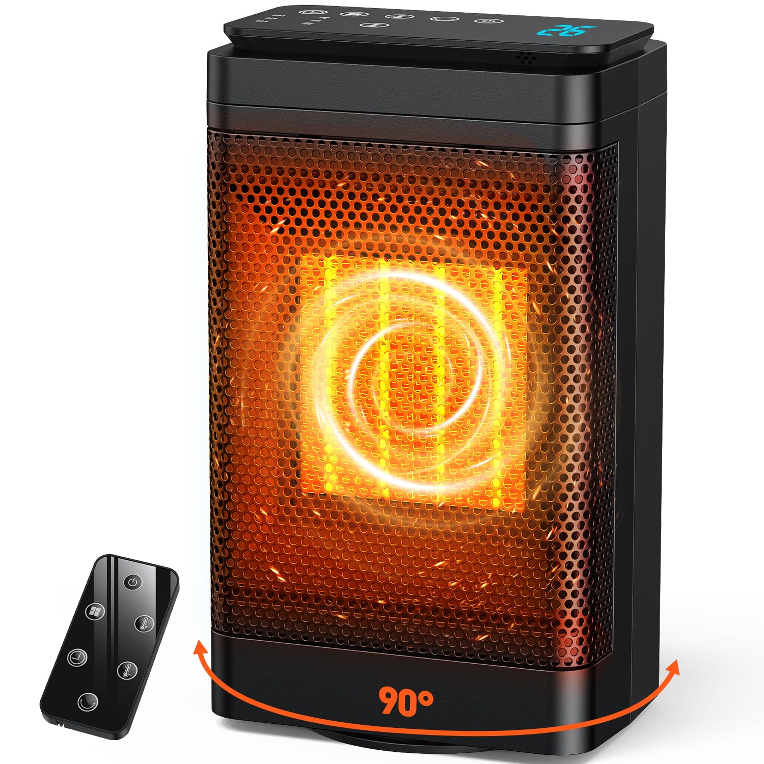 楽天市場】【人感センサーxエコ自動調節】セラミックヒーター首振り