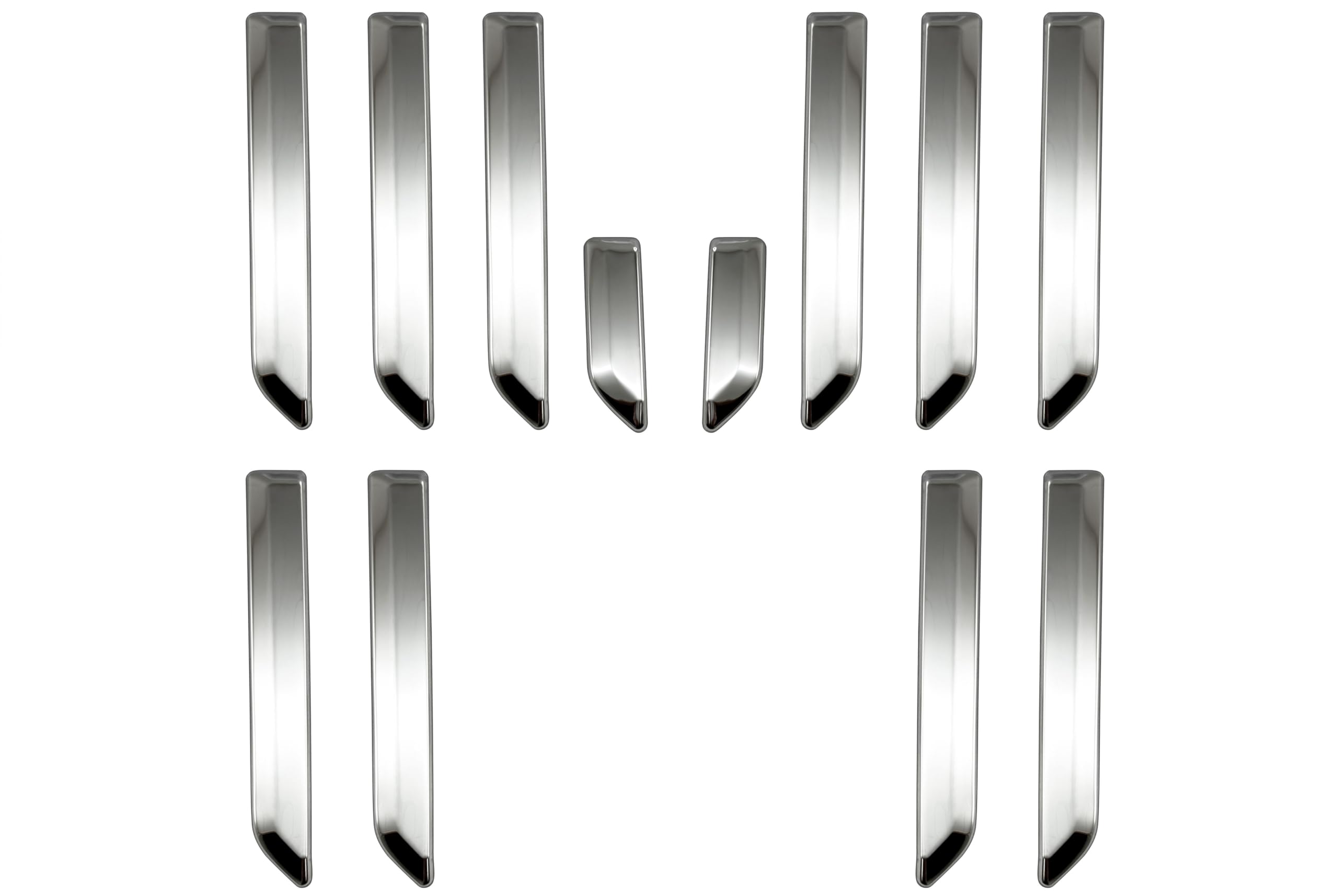 BRIGHTZ ソリオバンディット MAD7S 後期 超鏡面ステンレスメッキフロントグリルカバー 12PC 【 GRI&minus;COV&minus;M&minus;155 】 ソリオ バンディット MA MAD 7 7S｜WES STORE