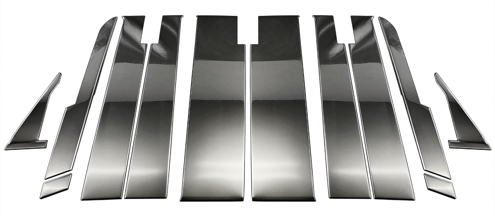 BRIGHTZ スペーシアギア MK54S MK94S 超鏡面ステンレスブラックメッキピラーパネル バイザー利用できる 12マイコン 【 PIL－BLA－425 】 MK54 MK94 MK 54 94