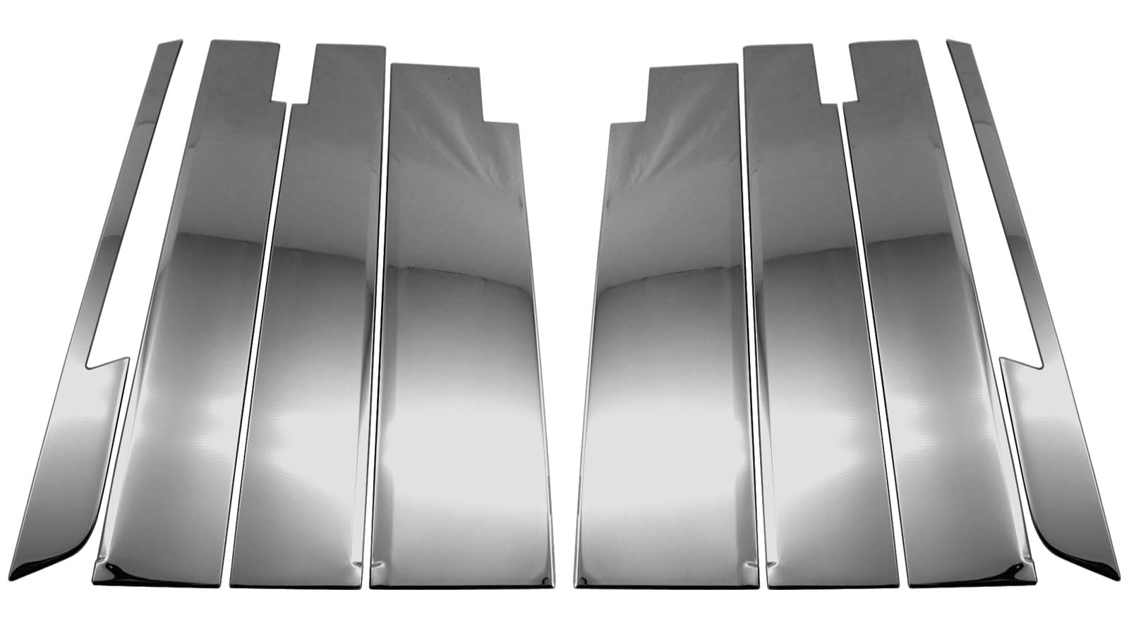 BRIGHTZ N-BOXカスタム JF3 JF4 超鏡面ステンレスブラックメッキピラーパネル バイザー有用 8PC 【 PIL－BLA－417 】 JF F3 F4 3 4 N－BOX カスタム NBOX