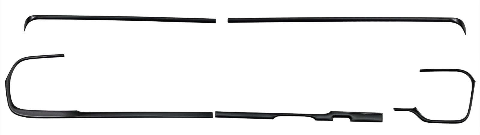 BRIGHTZ N-BOX JF5 JF6 超鏡面ステンレスブラックメッキダッシュボードモールセット 5PC 【 INT&minus;MID&minus;066 】 JF 5 JF 6 NBOX エヌボックス エヌ ボックス Nボックス｜WES STORE