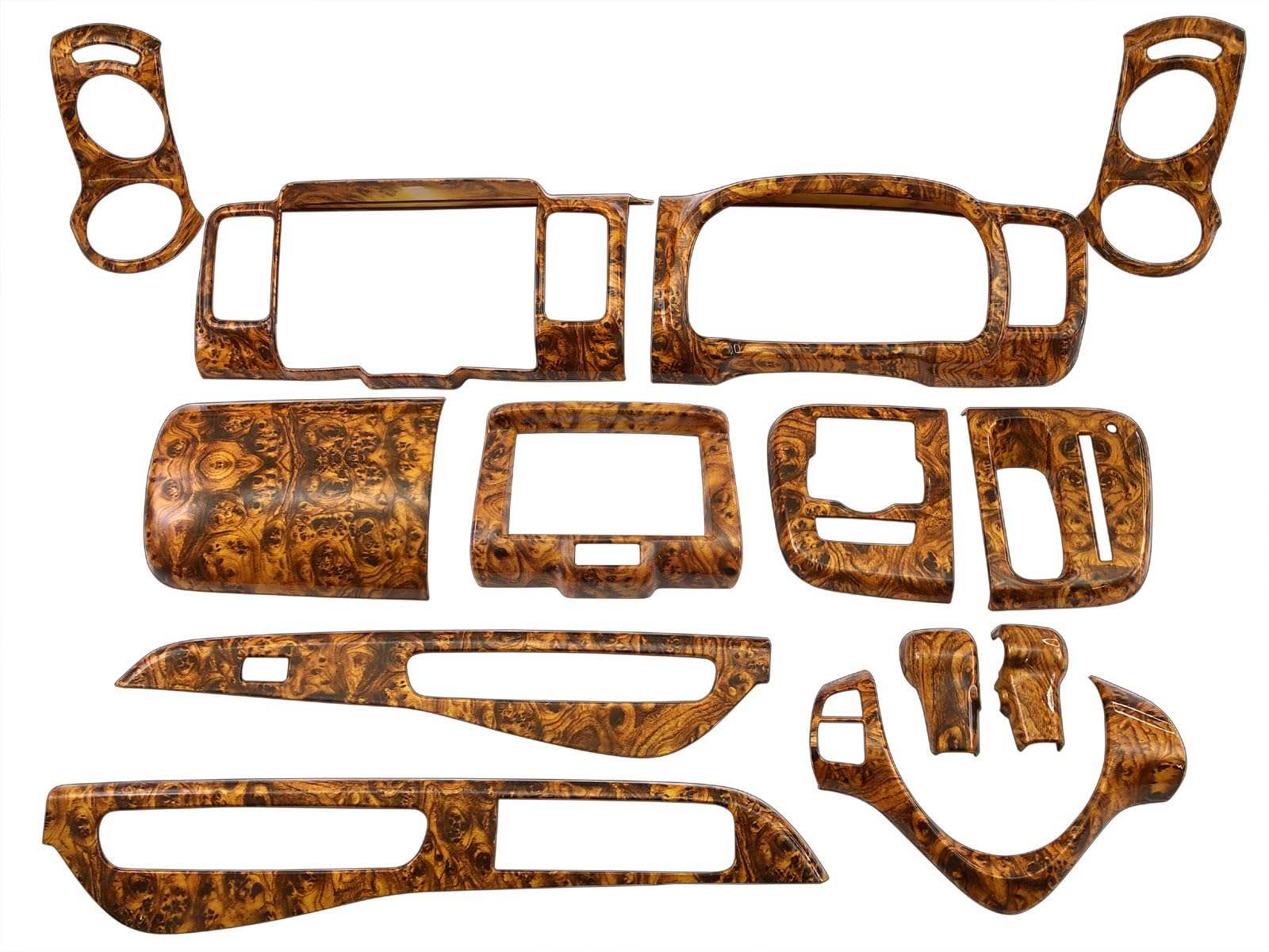 BRIGHTZ エブリイワゴン DA17W インテリアパネルセット 13PC ウッド調 2DINナビ用 【 WOOD－PAN－172 】 DA DA17 A17 17 エブリイ バン エブリィワゴン エブリィ エブリーワゴン エブリー