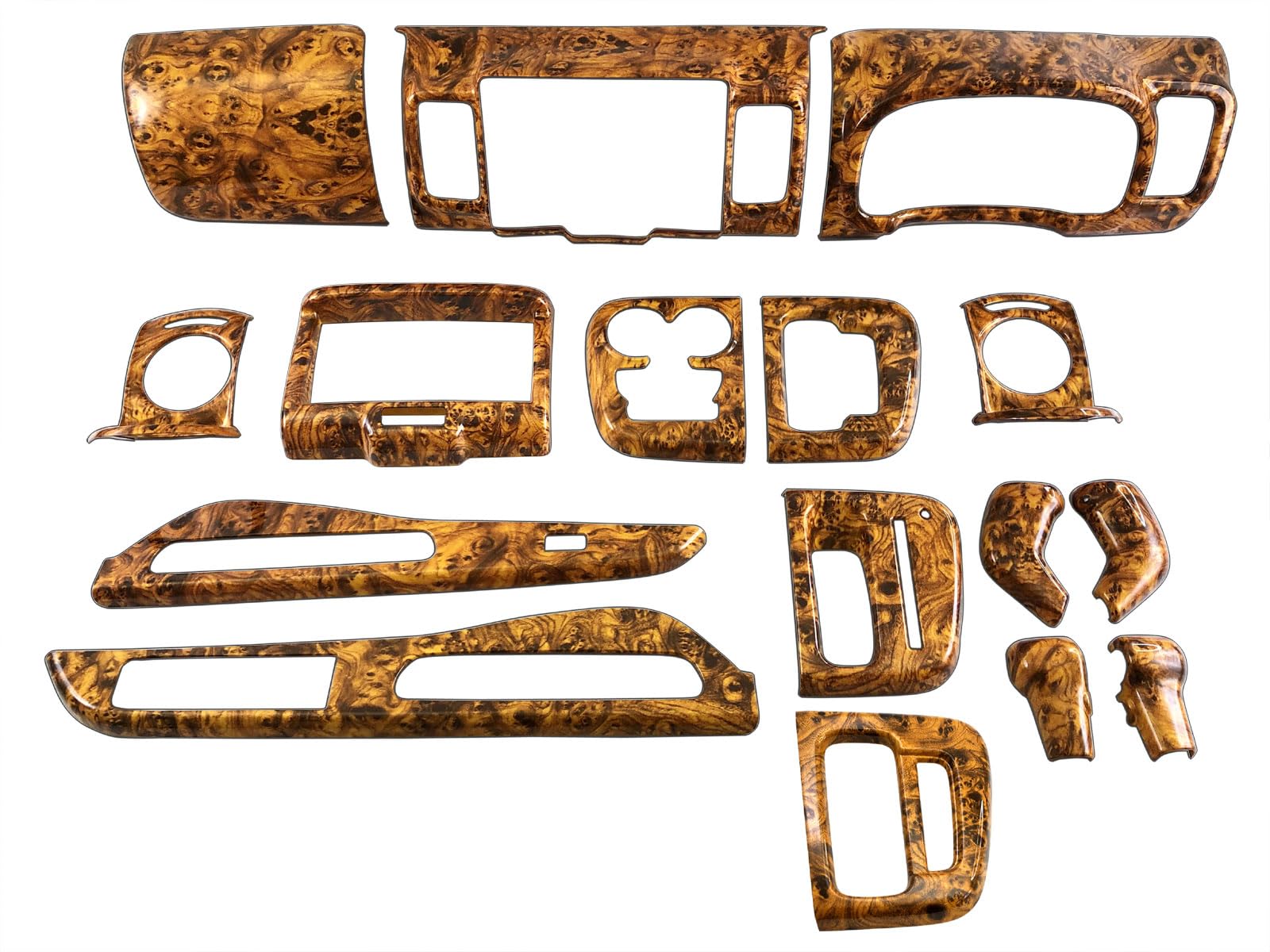 BRIGHTZ エブリイバン DA17V インテリアパネルセット 16PC ウッド調 200mmワイドナビ 【 WOOD&minus;PAN&minus;177 】 DA17 DA A17 17 エブリイ バン エブリィバン エブリィ エブリーバン エブリー｜WES STORE