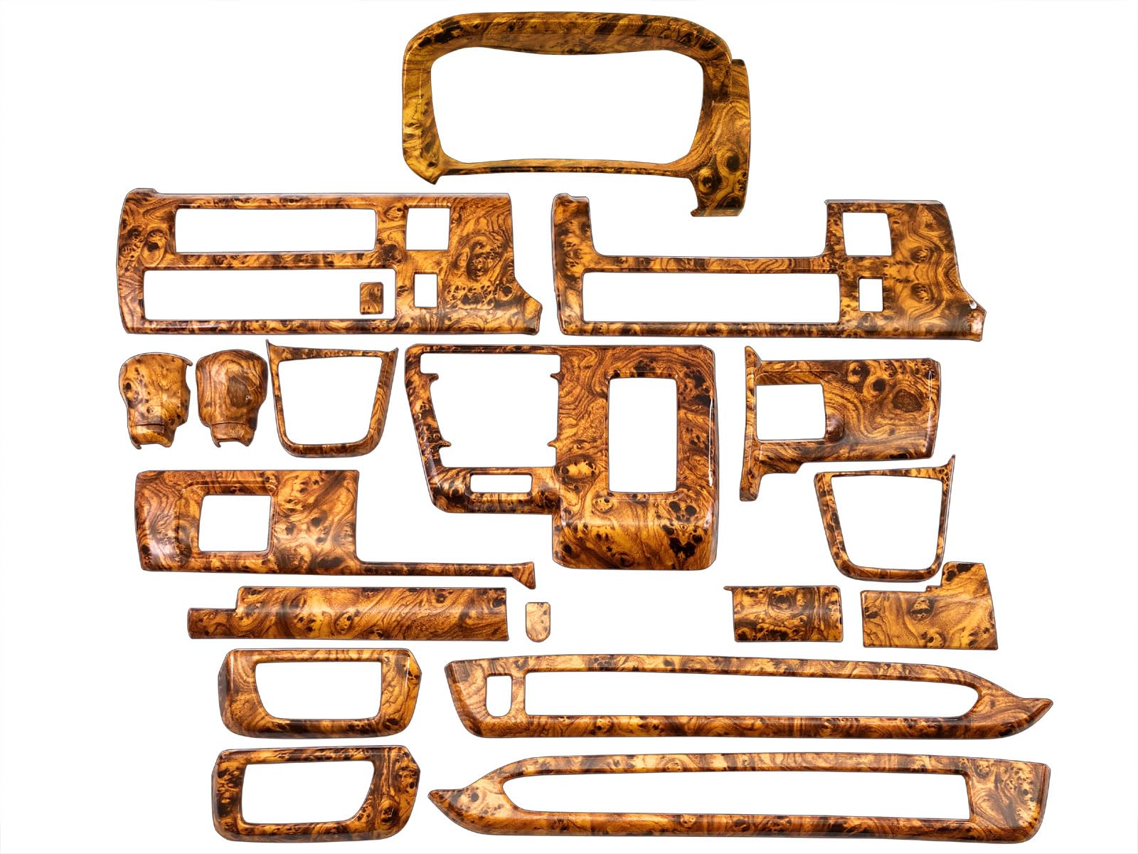 BRIGHTZ ハイゼットカーゴ S700V S710V インテリアパネルセット 18PC ウッド調 【 WOOD－PAN－185 】 700V 710V 700 710 ハイゼット カーゴ