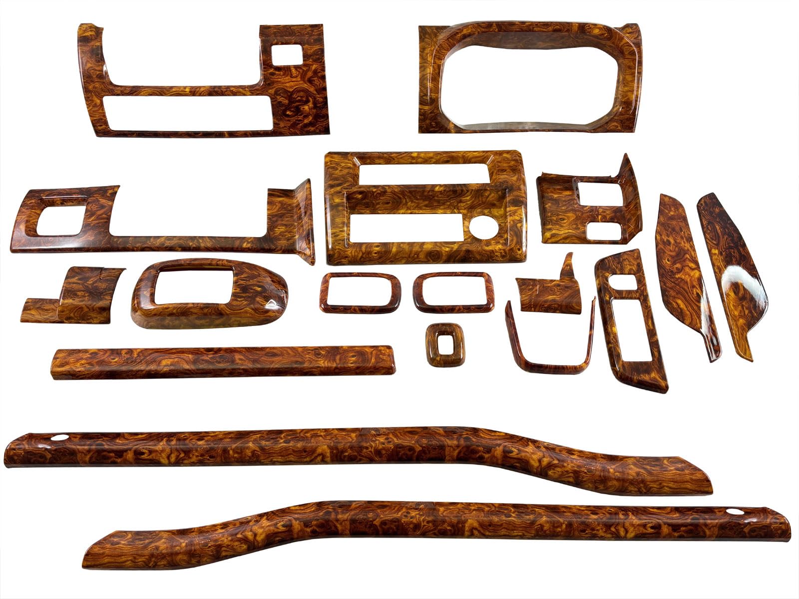 BRIGHTZ ハイゼットトラック S500P S510P 後期 インテリアパネルセット 18PC ウッド調 【 WOOD－PAN－184 】 S500 S510 S 500 510 ハイゼット トラック