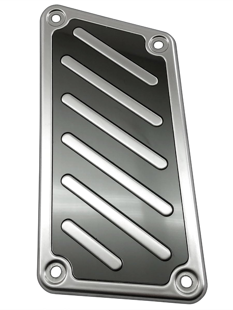 BRIGHTZ グレイス GM ステンレスフットレストカバー サテンシルバー 【 PEDAL&minus;034 】 GM4 GM5 GM6 GM9｜WES STORE