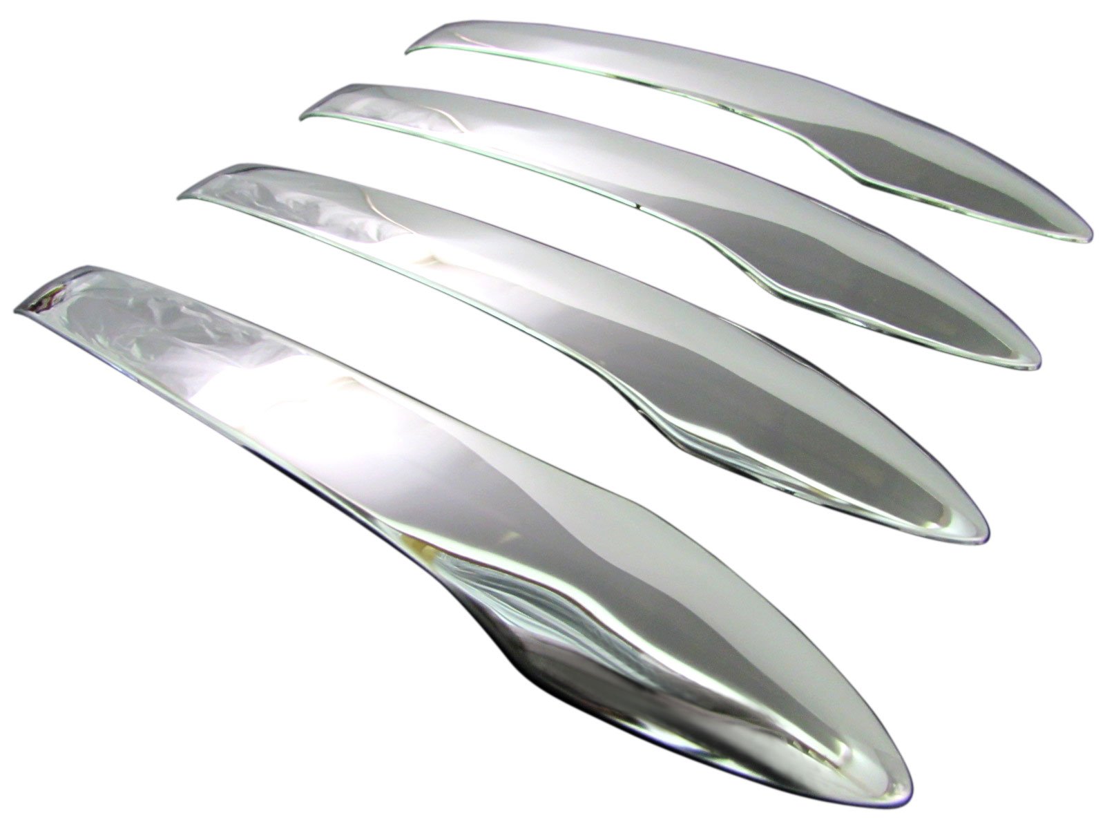 BRIGHTZ カムリ AXVH70 AXVH75 超鏡面ステンレスメッキドアハンドルカバーノブ 4PC ハーフタイプ 【 PRIUS50－NOBU－HS－A4B0C0 】 AXVH H70 70 H75 75