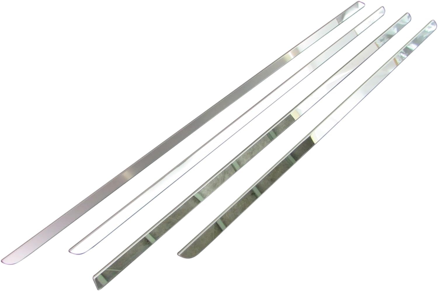 BRIGHTZ タントカスタム L375S L385S 超鏡面ステンレスメッキウィンドウモール 4PC 【 WIN&minus;SIL&minus;075 】 L375 L385 L 375 385 タント カスタム｜WES STORE