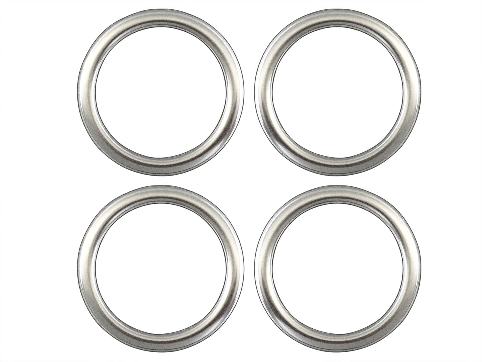 BRIGHTZ N-BOXカスタム JF5 JF6 ステンレスセンターホイールキャップリング 4PC サテンシルバー 【 SID－ETC－SMA－052 】 JF 5 JF 6 NBOX エヌボックス エヌ ボックス Nボックス