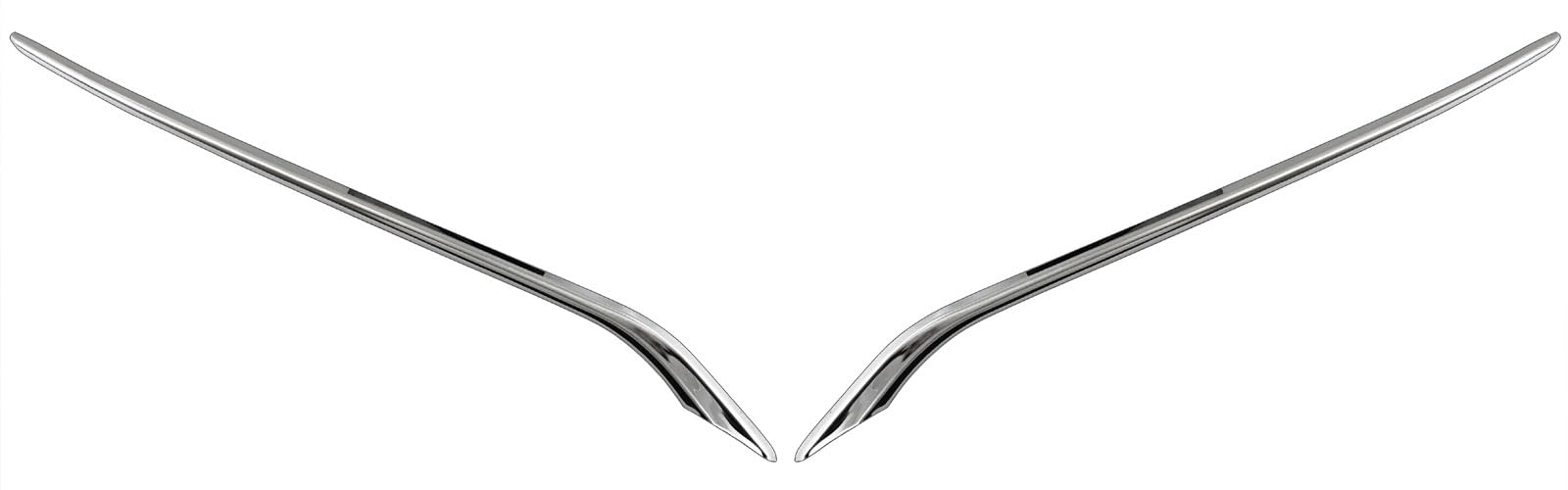 BRIGHTZ アルティス AXVH70N AXVH75N 後期 超鏡面ステンレスメッキフロントグリルモール 2PC 【 GRI－COV－M－119 】 AXVH H70 H75 70 75