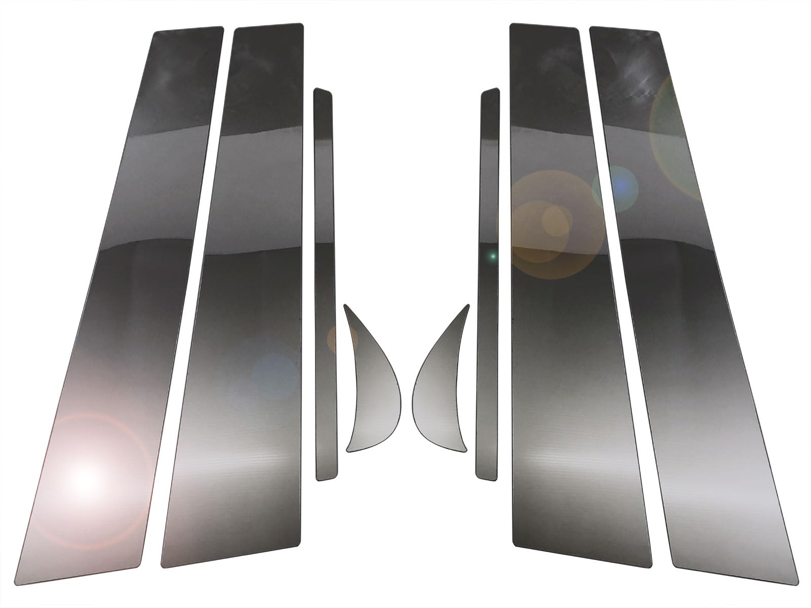 BRIGHTZ アルティス AXVH70N AXVH75N 超鏡面ステンレスブラックメッキピラーパネルカバー 8PC バイザー無用 【 PIL&minus;BLA&minus;411 】 AXVH H70 H75 70 75｜WES STORE 18,749円
