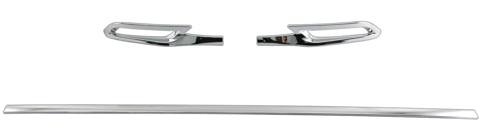 BRIGHTZ カムリ AXVH70 AXVH75 超鏡面ステンレスメッキリアバンパーモールセット 3PC 【 REA－ETC－BIG－041 】 リフレクター リング AXVH H70 H75 70 75