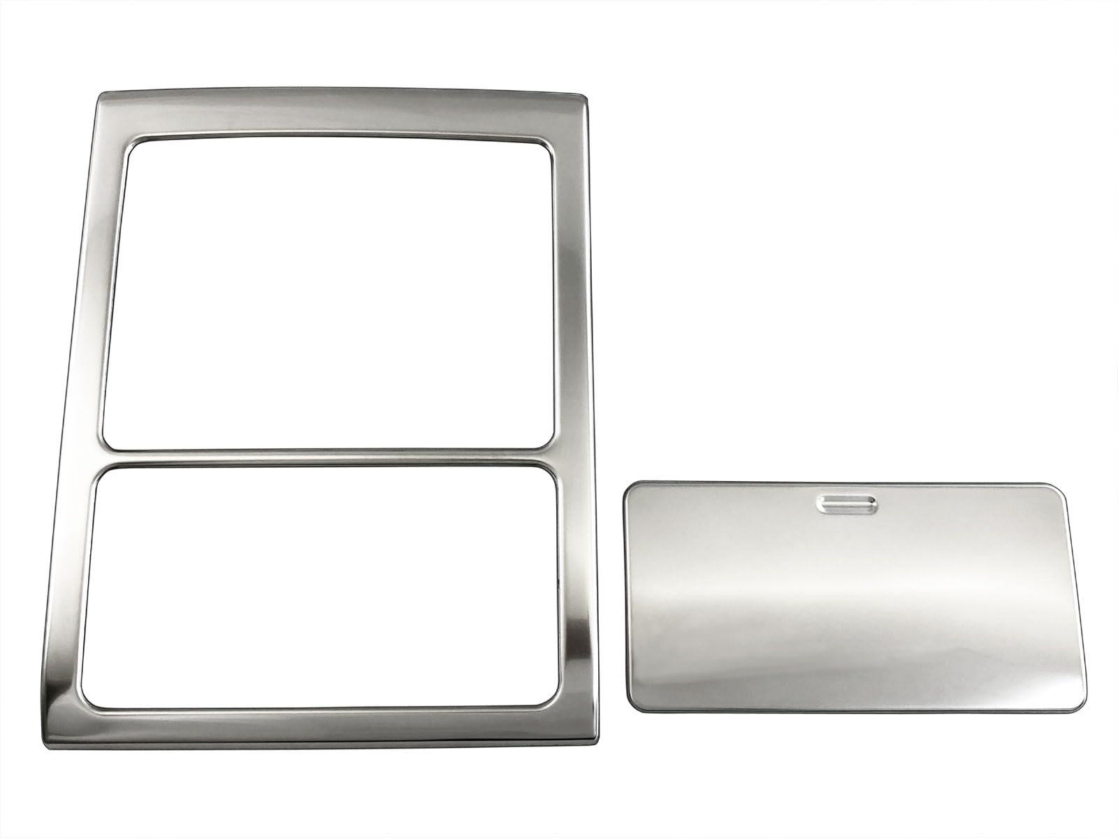 BRIGHTZ ヴェルファイア TAHA40W TAHA45W ステンレスフロントルームランプリング 2PC サテンシルバー 【 LAMP－COV－031 】 TAHA40W TAHA45W