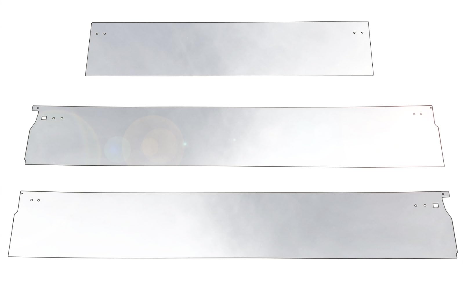 BRIGHTZ アクティトラック HA8 HA9 超鏡面ステンレスメッキアオリインナーパネル 3PC 【 M－SID－MOL－172 】 A8 A9 8 9 アクティ トラック アクテイトラック アクテイ