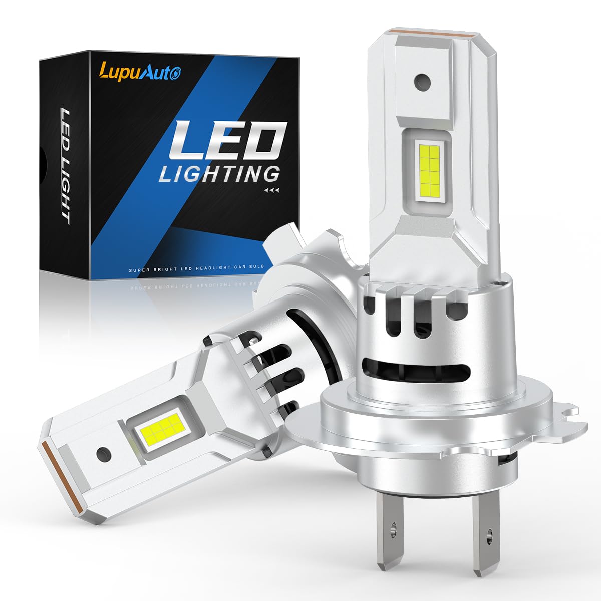 H7 LED 前照灯 H7 弁膜 爆光 車検相応う 爆光 無相互対立 28000LM 6500K 高光効LED手当て積み上げる 二重放熱 静音気違い 年長命 響動めき打つ手 2個入