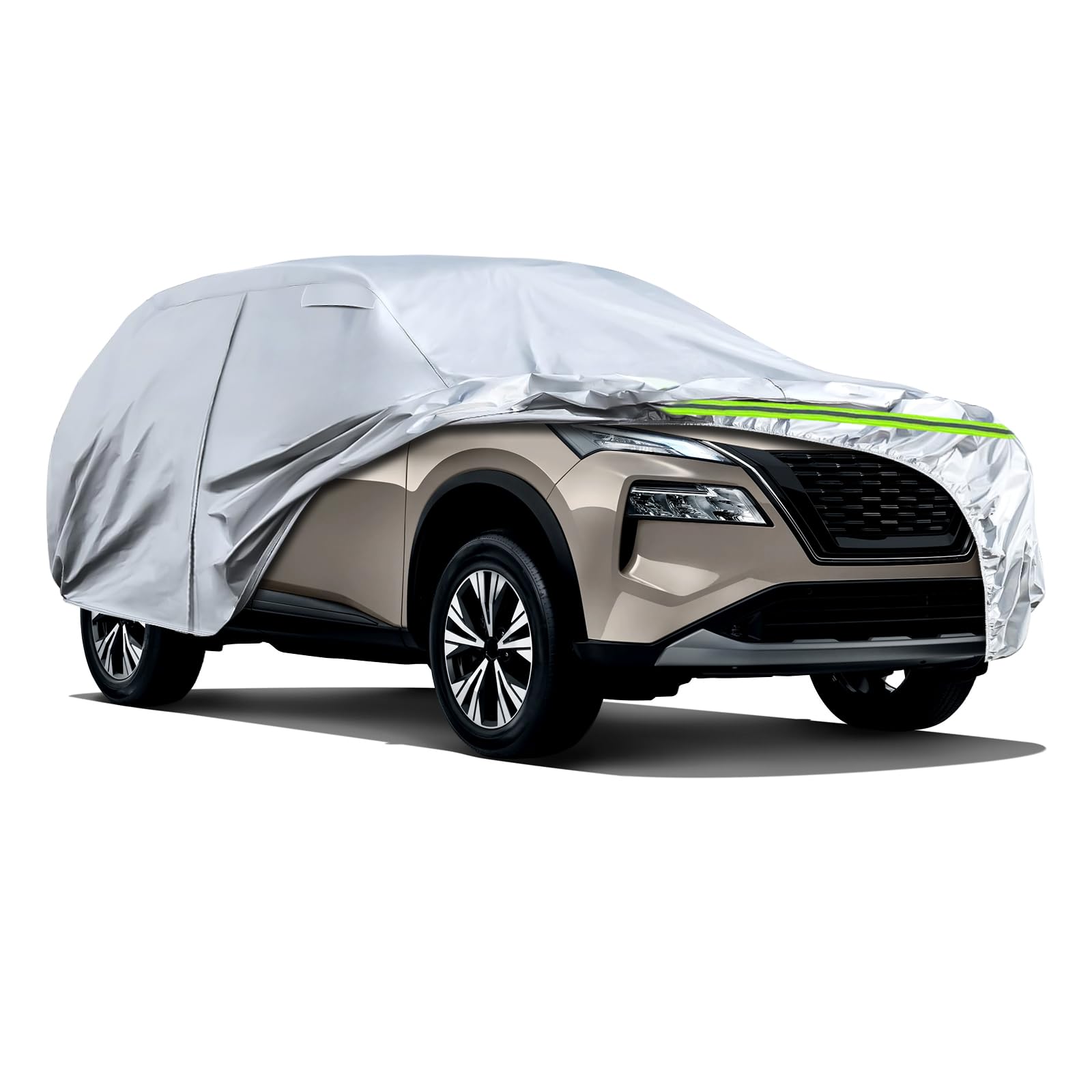 Tusamika 車カバー 日産 エクストレイル 2000-2025 ボディカバー カーカバー 裏起毛 黄砂対策 防水防塵防輻射紫外線 弾力な防風ロープ付き 四季対応 品質保証(日産 エクストレイル H12-R7)|WES STORE