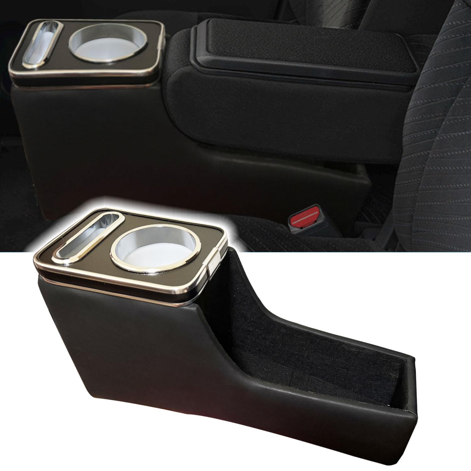 Yotetat ダイハツ タント/タントカスタム専用コンソールボックス LA650S/660S用 アームレストコンソールTANTO/TANTO CUSTOMに適用 車内収納ボックス タントカスタム パーツ 車種専用設計 大容量