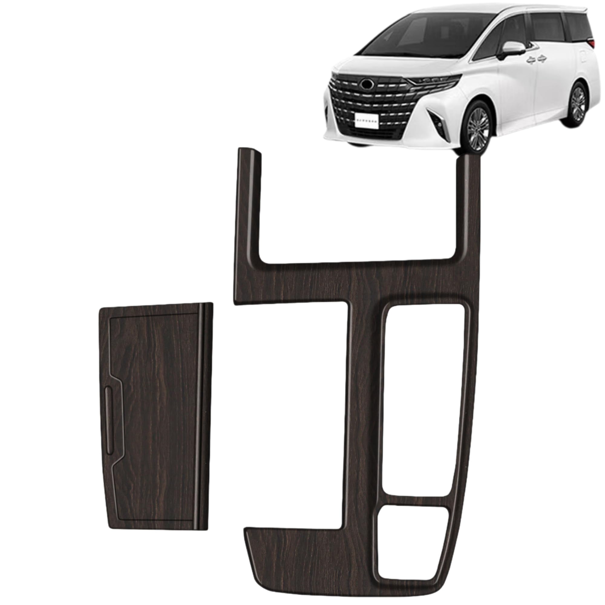 DodoxDIY 適用新型 アルファード40系 ヴェルファイア 40系 カスタム アクセサリー パーツ シフトパネルカバー ガーニッシュ ギアシフトパネルカバー 車種専用 室内装 用品 グッズ 保護 パーツ ｜WES STORE