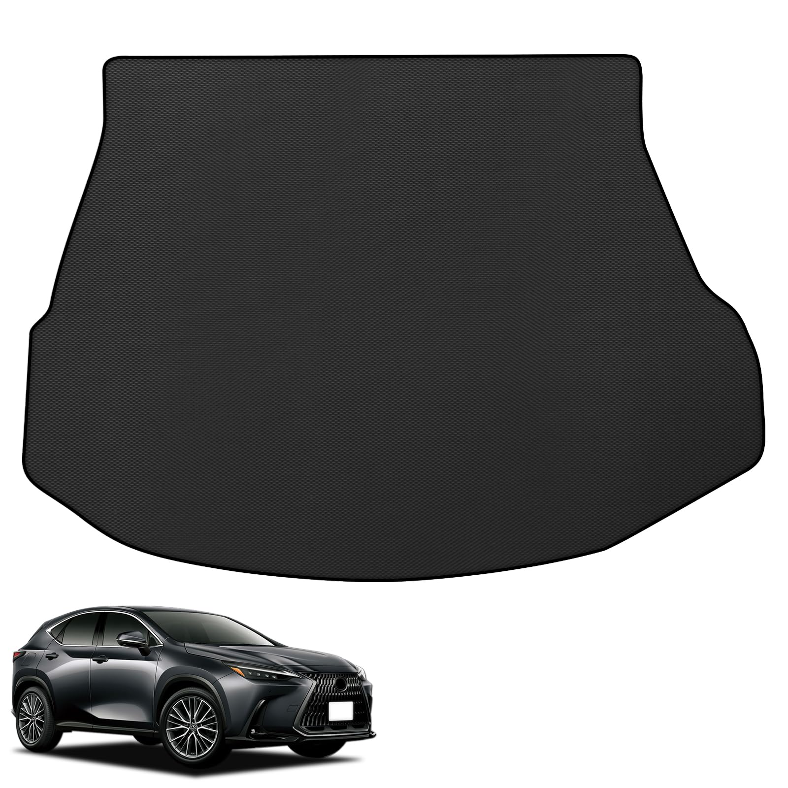 新型 レクサス NX 20系 車種専用 ラゲッジマット Lexus NX 2代目 250 350 350h 450h+ 専用 2Dトランクマット PVC素材 カーゴマット 滑り止め 巻け収納 保護マット 防水 耐汚れ 耐摩擦 ラゲッジトレイ 取