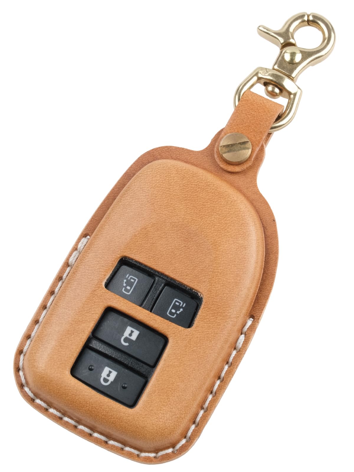 [ユサブル] ハイエース キーケース キーカバー 高級本革 イタリアンレザー ブッテーロ トヨタ HIACE 200系 4型 5型 6型 ハイエースバン スーパーGL ハイエースワゴン レジアスエース 200系(4ボタ