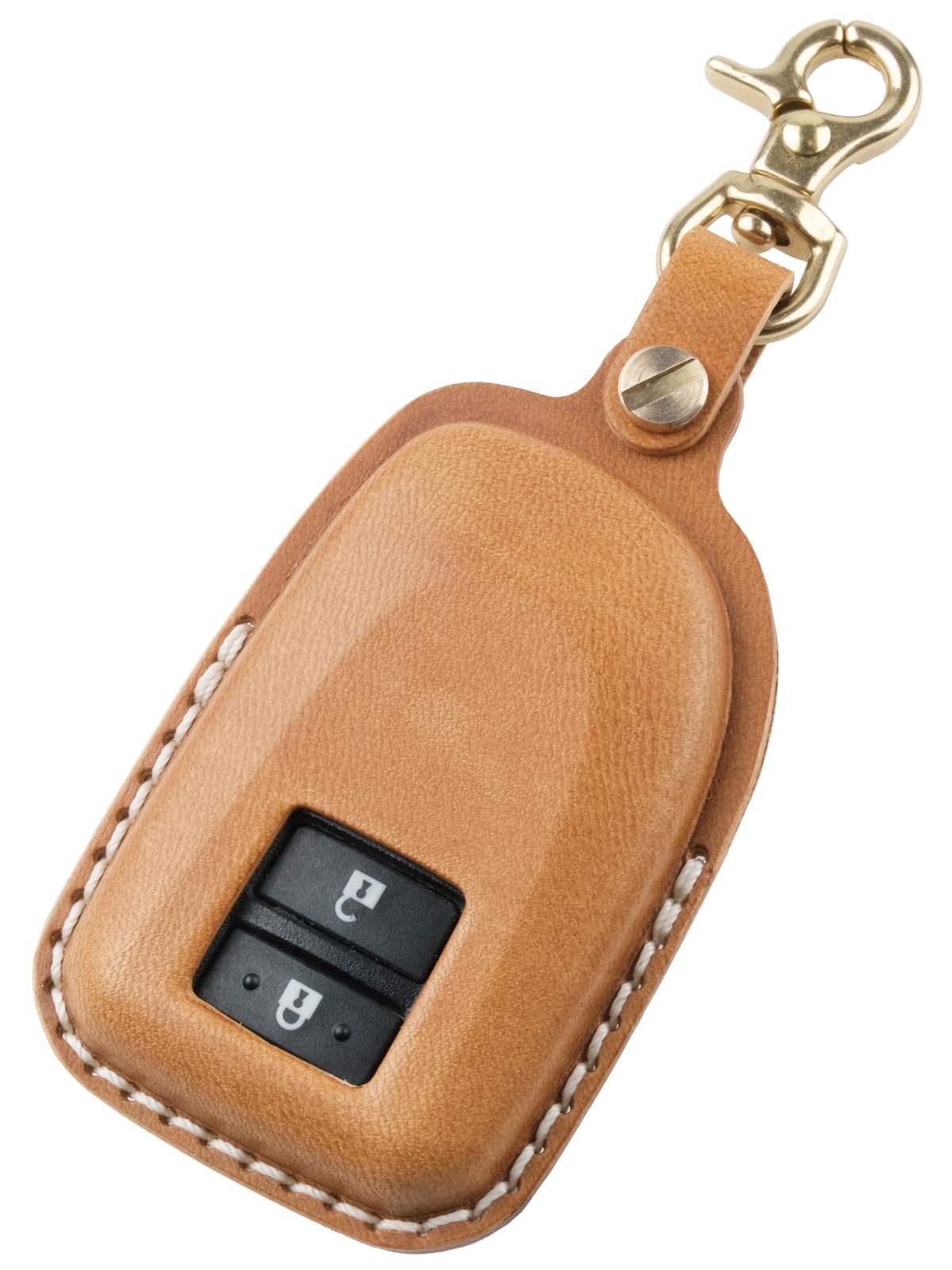 [ユサブル] ハイエース キーケース キーカバー 高級本革 イタリアンレザー ブッテーロ トヨタ HIACE 200系 4型 5型 6型 ハイエースバン スーパーGL ハイエースワゴン レジアスエース 200系(2ボタ｜WES STORE