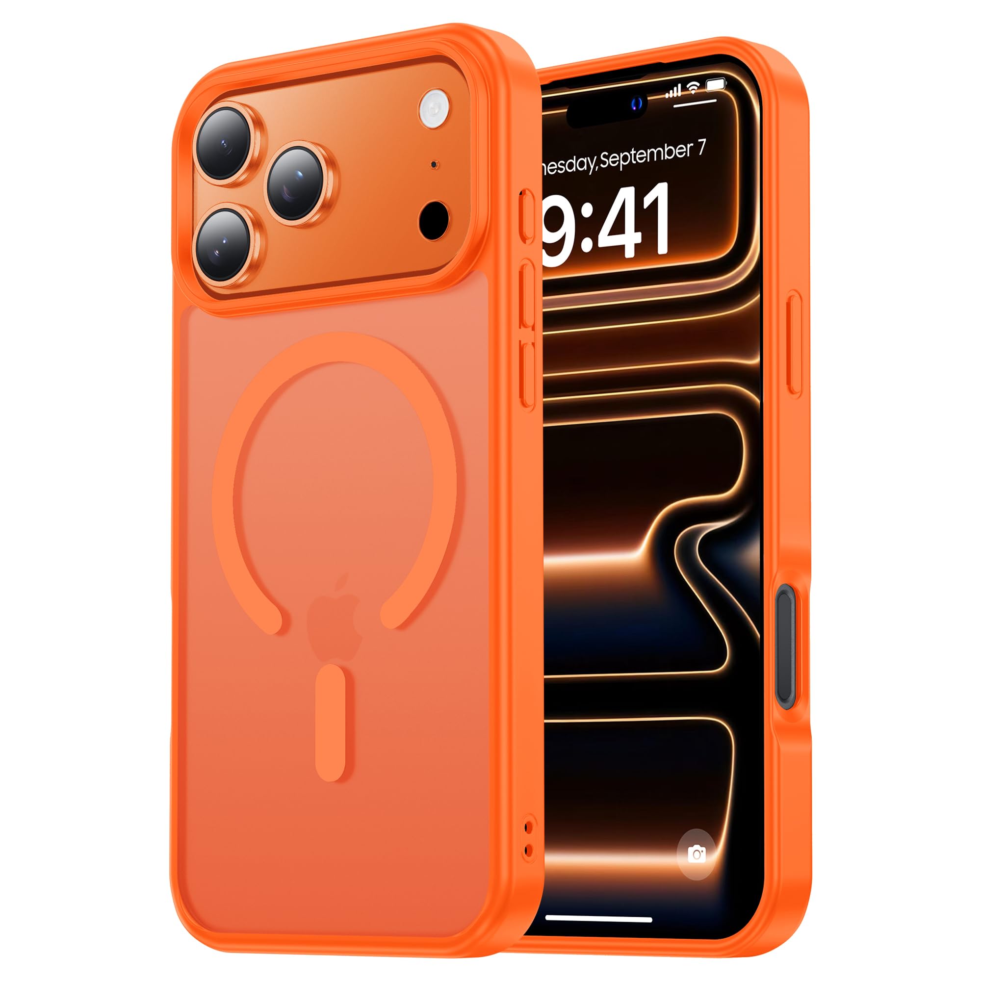 【米軍規格・MagSafe対応】Gtsoho iPhone 17 Pro Max 用 ケース 半透明 マグネット搭載 ワイヤレス充電 耐衝撃 耐久性 全面保護 黄ばみなし ストラップホール付き イフォン 用 カバー マグセーフ対応 6,928円
