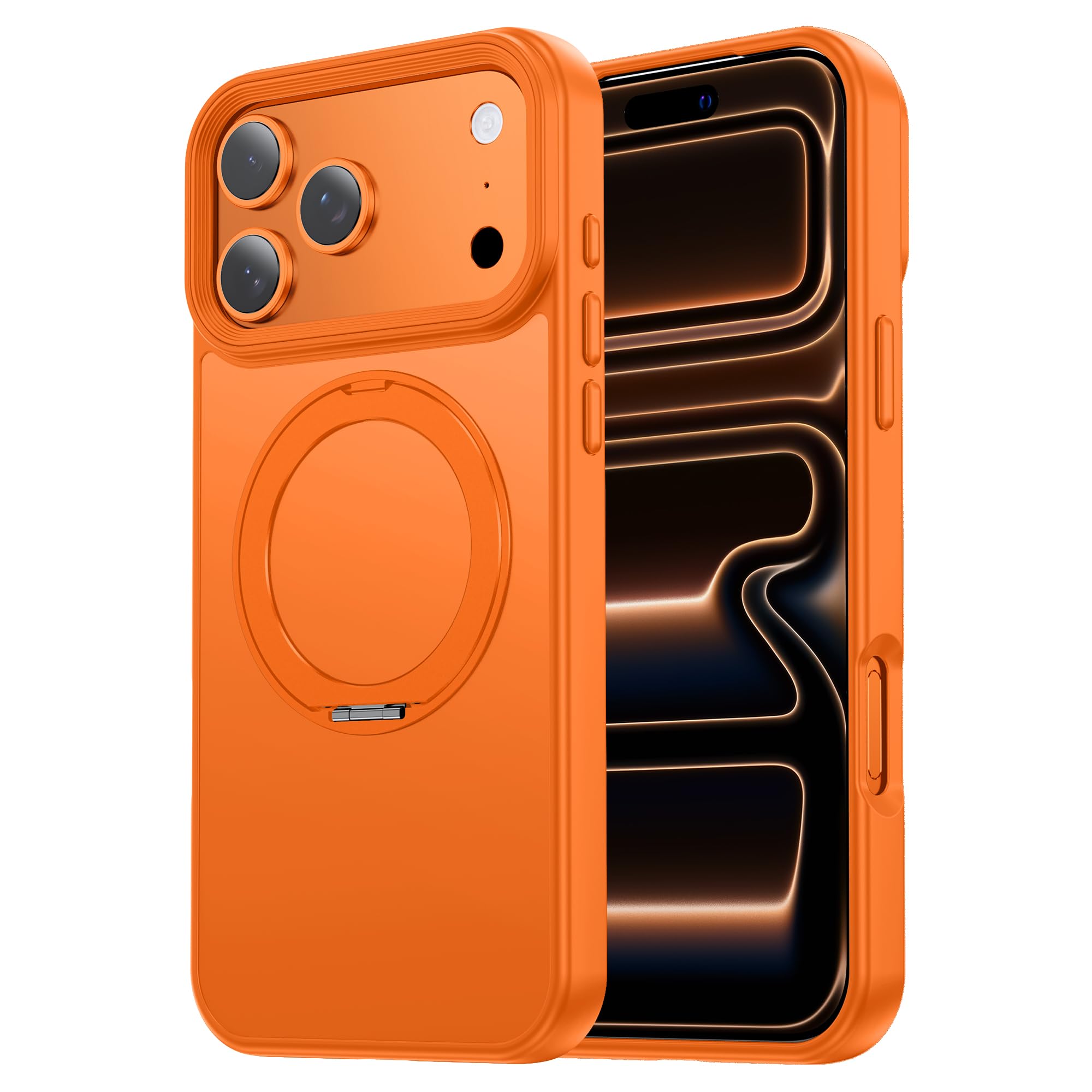 【カチッ！2025新振興・釣りあい性】Gtsoho iPhone 17 Pro 用 入れもの 薇式照明ランプ縦横両相応う 輪っか 磁石積み上げる MagSafe相応う 無線電話申し受ける相応う 米軍MIL標準尺度耐衝撃 指紋押しとどめる 黄変押しとどめる マグセ