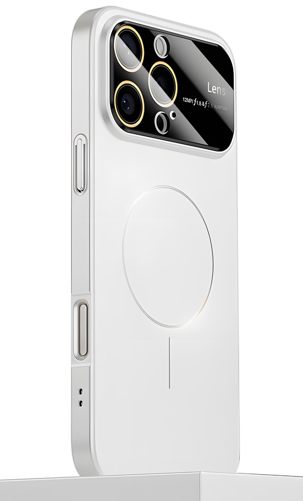 YUZOR 「極薄」 iPhone 16 Plus ケース 超薄型 Magsafe対応 いphone16plus ケース レンズを完全に覆う一体型設計 ストラップホール付き アイフォン アイホン (iPhone16plus 白) CB-da-16plus-bai