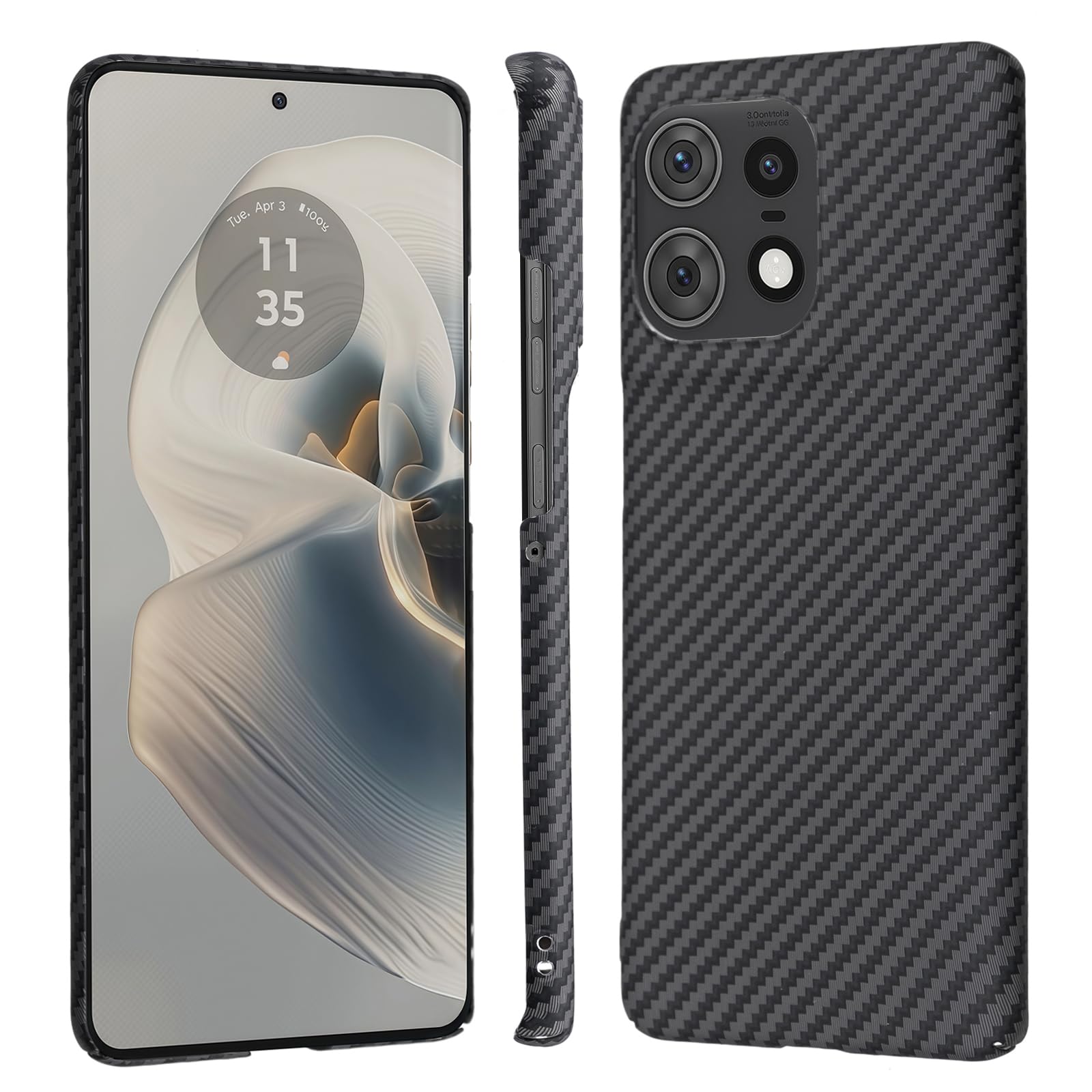 【 Antimam】MOTO Edge 60 Pro 5G/ Edge 60s Pro 用 入れもの アラミド衣料繊維製 極薄\u0026超軽さ 炭素風 モトローラ モト edge 60pro スマホカバー 指紋押しとどめる 耐衝撃 全面保護すること押しかぶせる edge 60spro （黒いこと衣料繊維