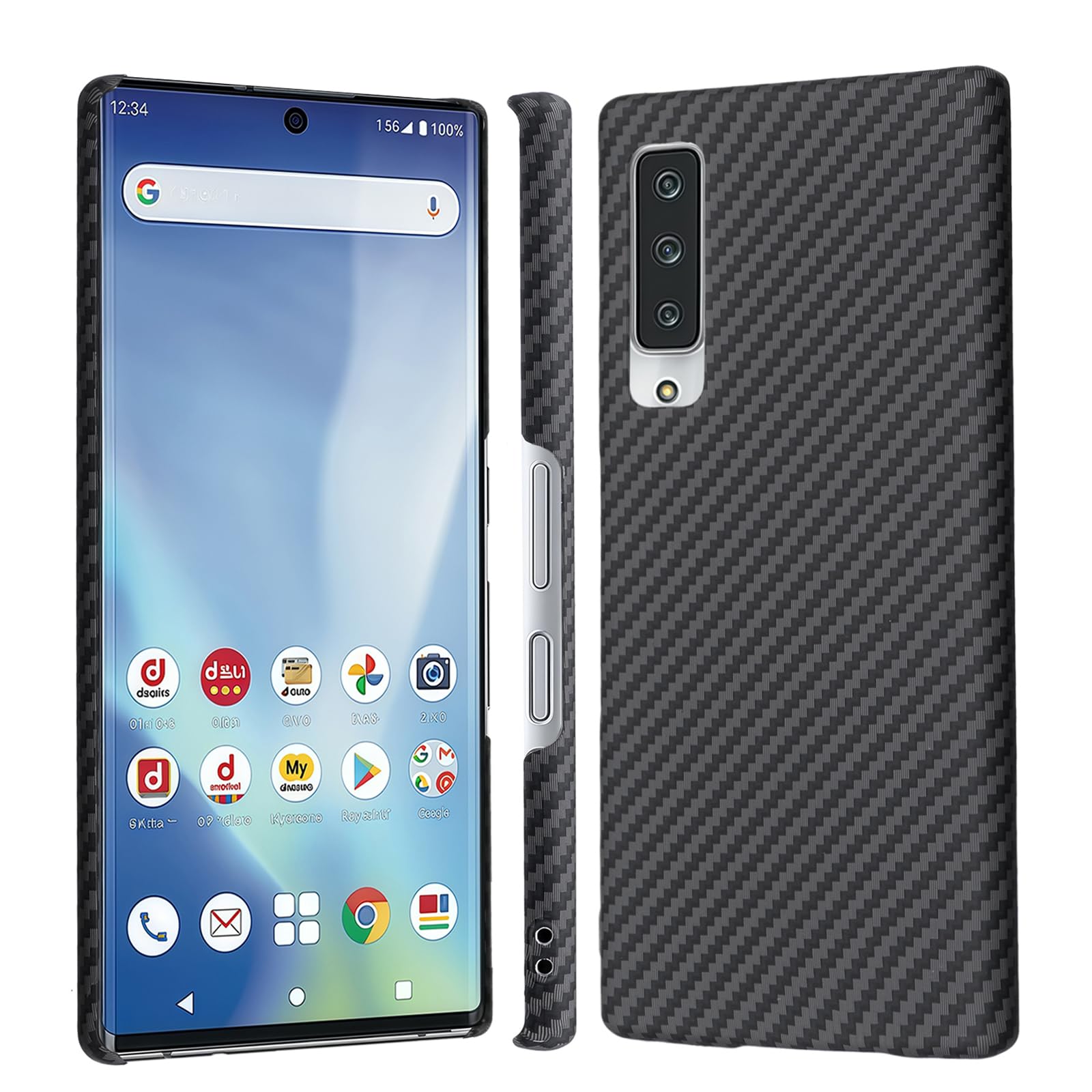 【 Antimam】FUJITSU arrows NX9 F-52A 用 入れもの アラミド衣料繊維製 極薄\u0026超軽さ 炭素風 arrowsNX9 f52a スマホカバー 指紋押しとどめる 耐衝撃 全面保護すること押しかぶせる 富士通f52a （黒いこと衣料繊維）