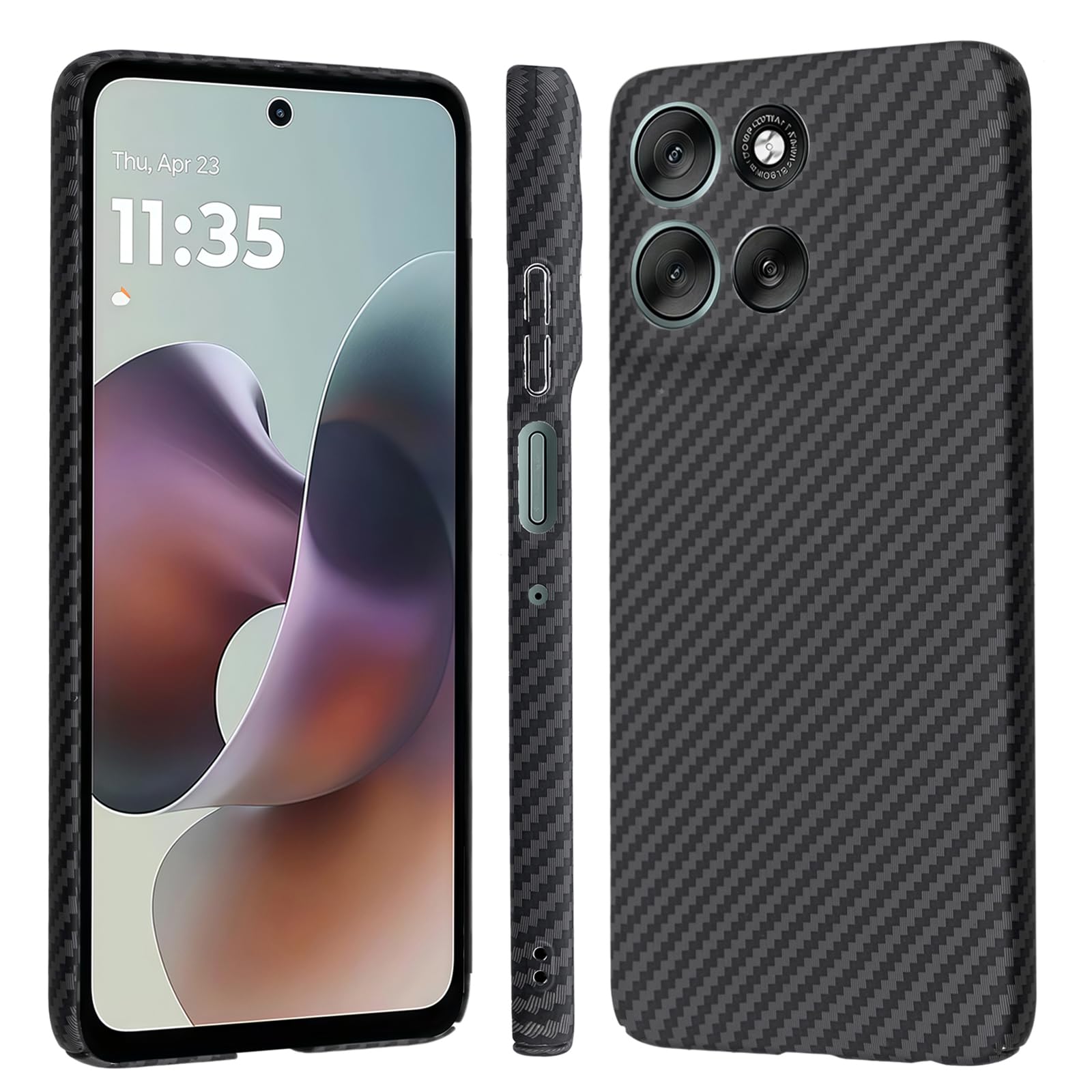 【 Antimam】MOTO G66J/G66Y 5G/G56 5G 用 入れもの アラミド衣料繊維製 極薄\u0026超軽さ 炭素風 モトローラ モトG66J スマホカバー 指紋押しとどめる 耐衝撃 全面保護すること押しかぶせる g66j 5g （黒いこと衣料繊維）