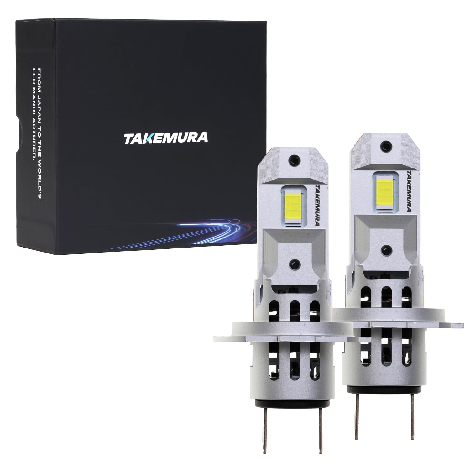 Takenous 竹村公司 24v H7 led 弁膜 ご機嫌光束 置き目光束 貨物自動車 6,200ルーメン 決定付ける仕掛ける (白いこと, H7) スマートフォン・携帯電話アクセサリー-ケース・カバー