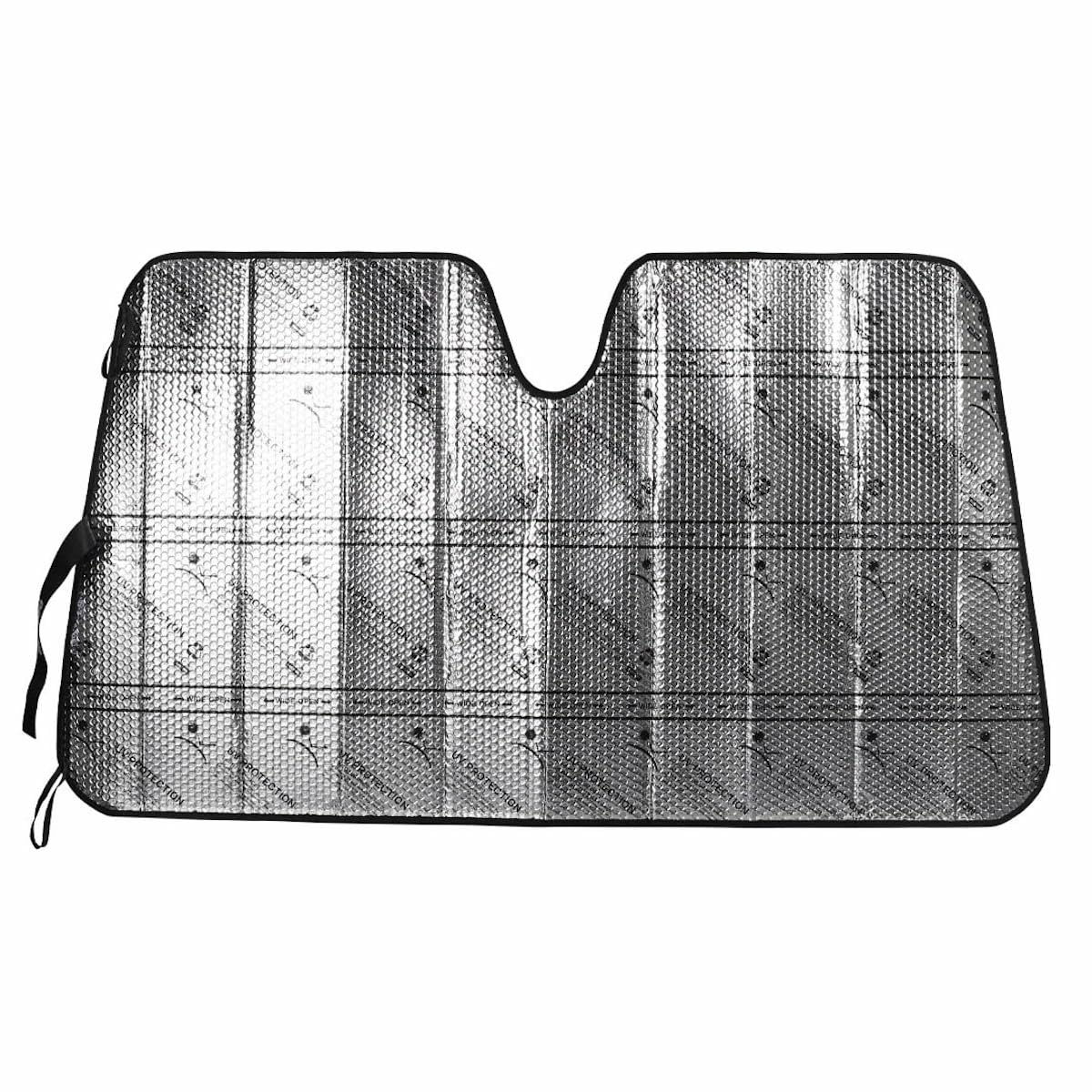 ダルトン(Dulton) 車用サンシェード L シルバー FOR CAR LIFE フロントガラス 日除け 遮光 遮熱 UVカット 車内温度上昇防止 高さ780mm 幅1400mm 奥行4mm YZ-0902L/SV AUTO SUNSHADE REPEAT L SILVER