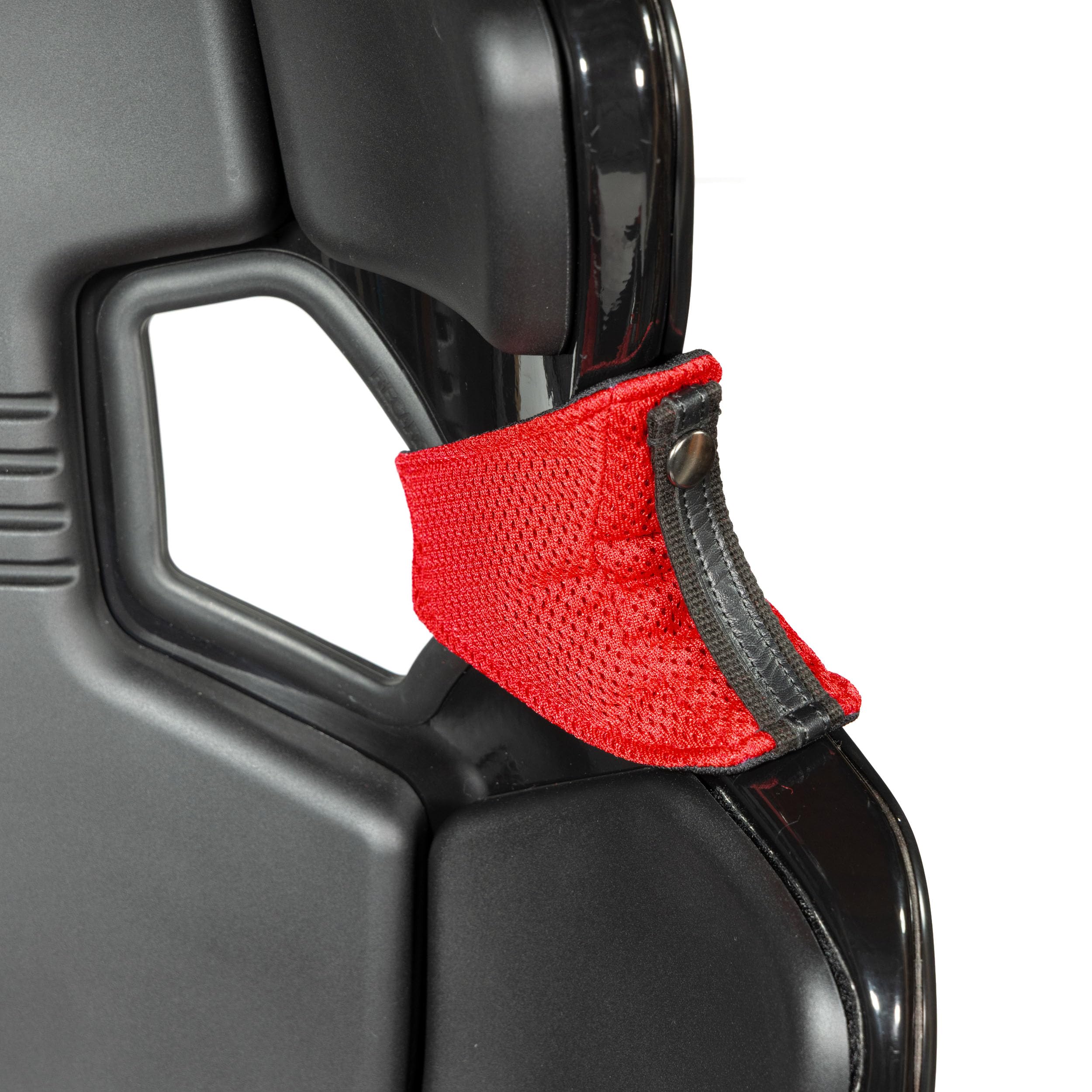 CLINGAIR for RECARO RMS用シードベルトガイド D-M12 レッド×ブラックベルト左 シートベルトカバー シート保護 オプションパーツ
