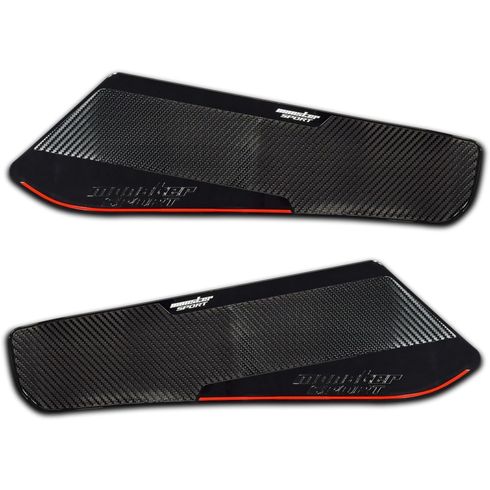 MONSTER SPORT ドアインナープロテクター フロンクス[WDB3S/WEB3S] 2枚組 キズ押しとどめる 室内装飾保護すること 日本製 黒いこと 898120-7900M