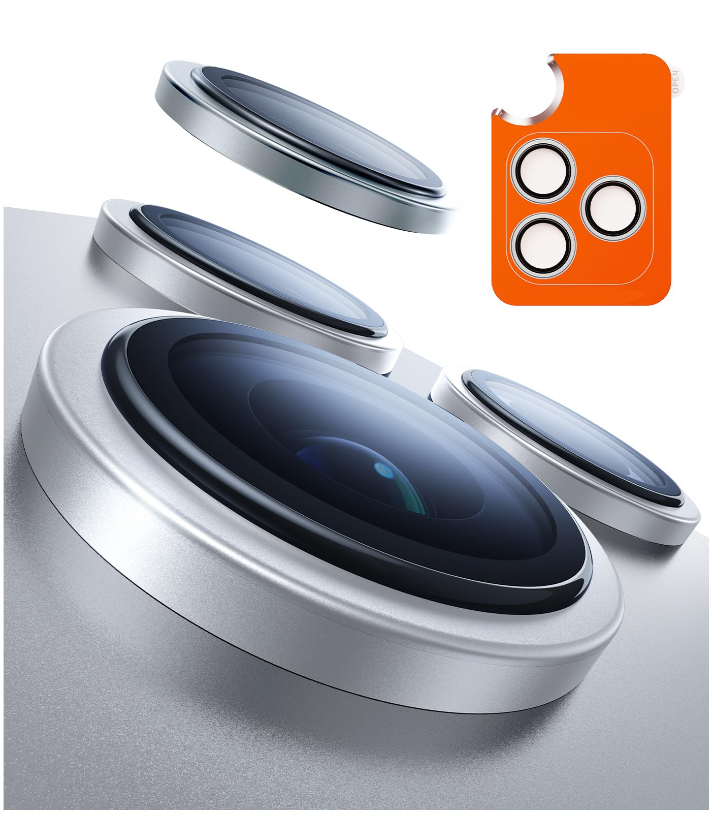 TORRAS For iPhone 17 Pro 写真機保護すること iPhone 17 Pro Max 用 写真機押しかぶせる 「48MPをそのまま守る」米軍MIL標準尺度 全ての存在飛翔原料品 アンチグレア 曇り押しとどめる 黒縁取り 1仕掛ける For いPhone17pro 写真機押しかぶせる いPhone17prom