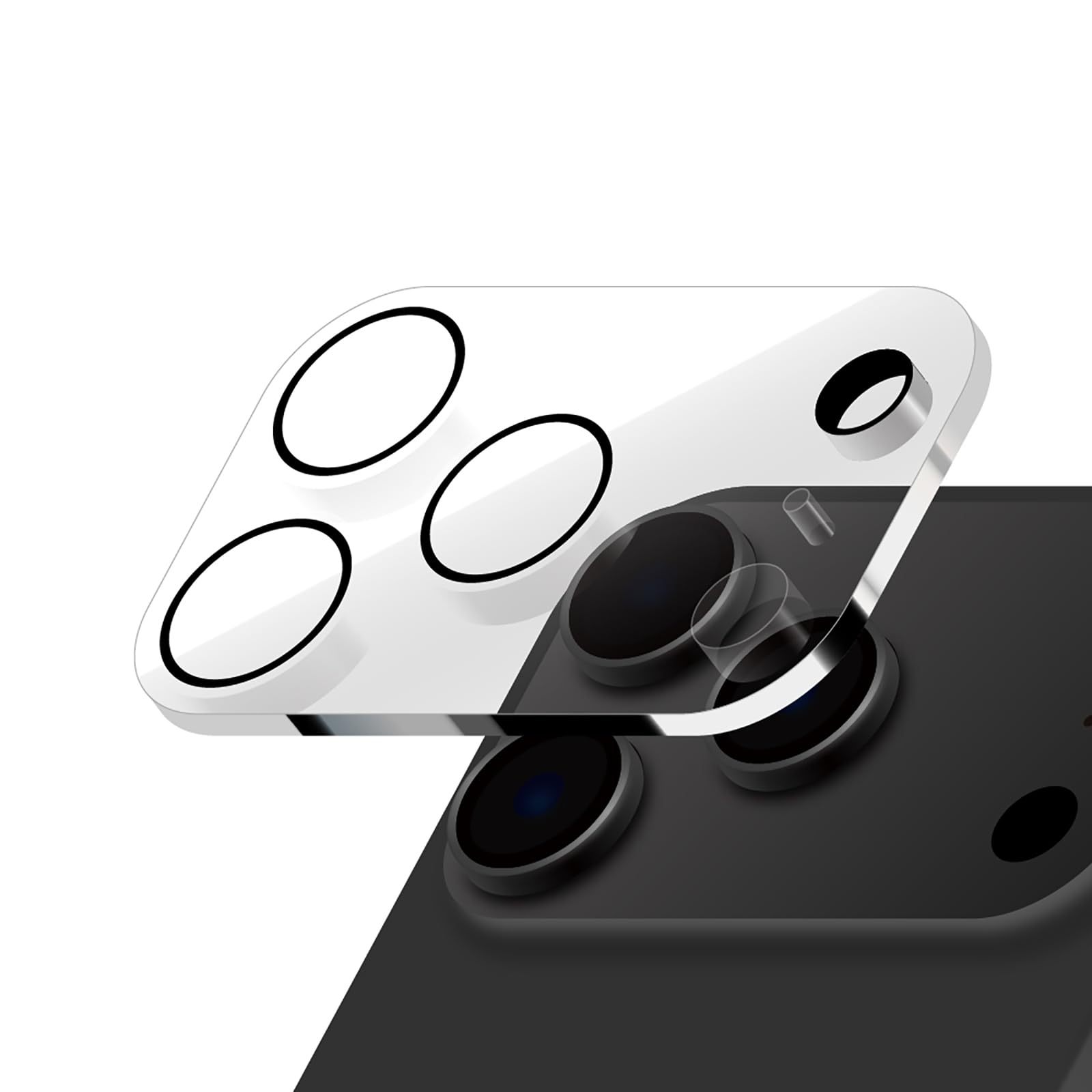 LEPLUS レンズ保護ガラスフィルム「GLASS PREMIUM FILM」 iPhone 17 Pro Max対応 互換性 全面保護 超高透過 約98％ LN-IL25FGLENC