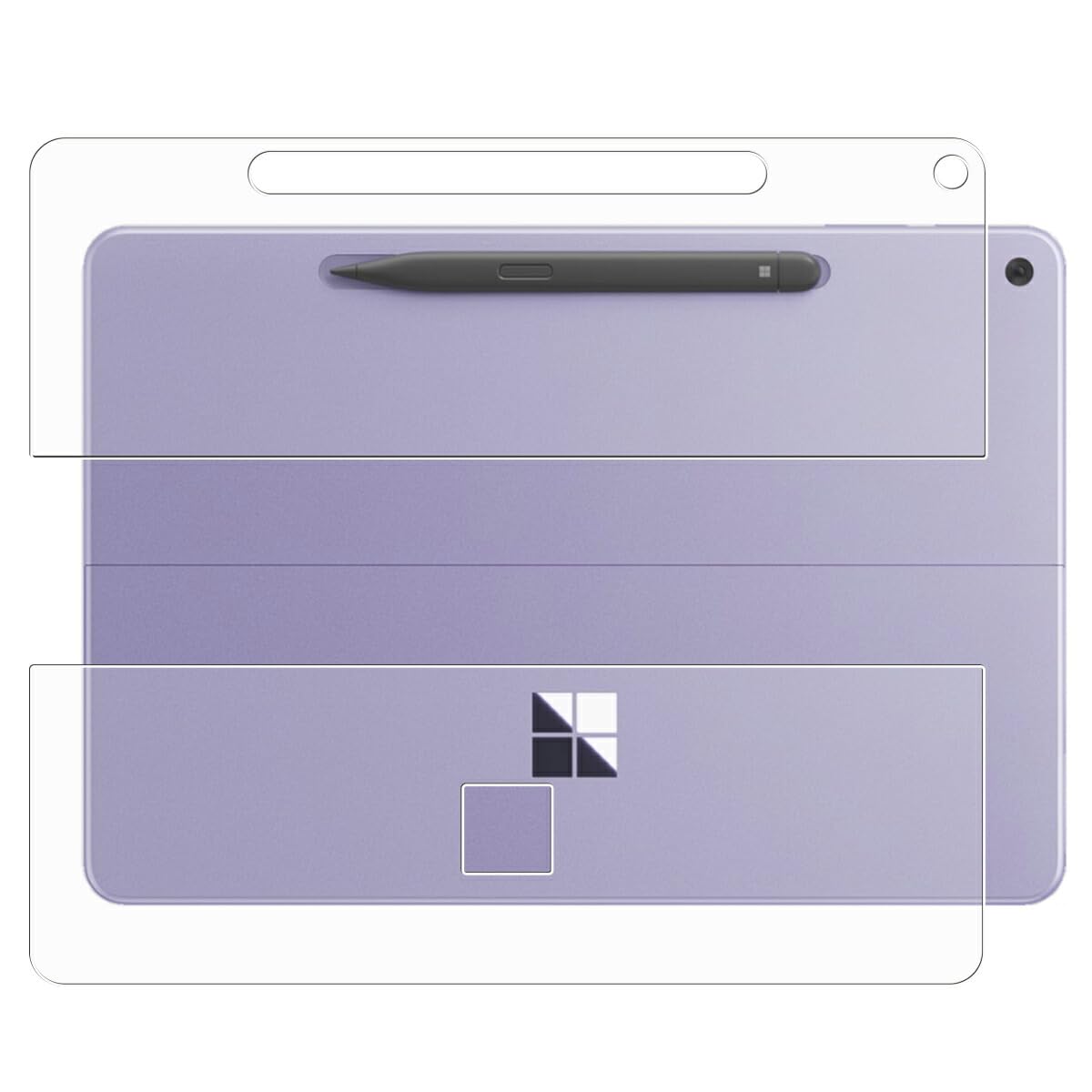 ClearView Microsoft Surface Pro 12インチ 2025年モデル 用 高機能 反射防止 背面 保護 フィルム スムースタッチ 抗菌 タイプ 日本製